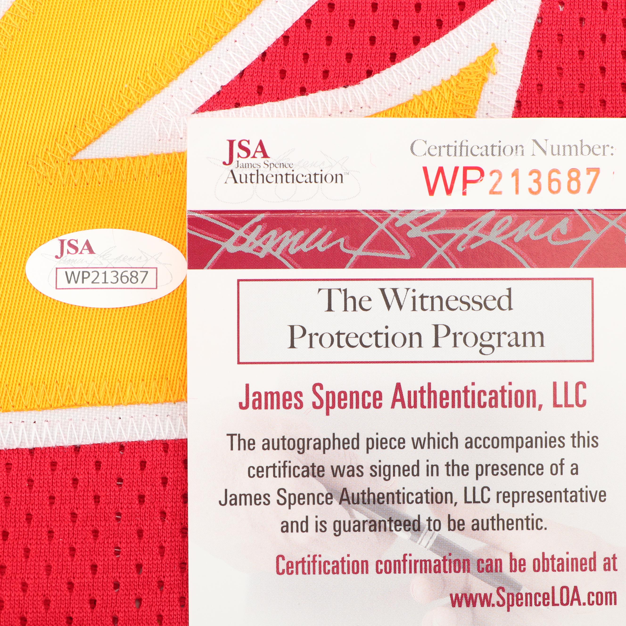 Dominique Wilkins Autographed Atlanta Hawks Throwback Jersey - JSA COA