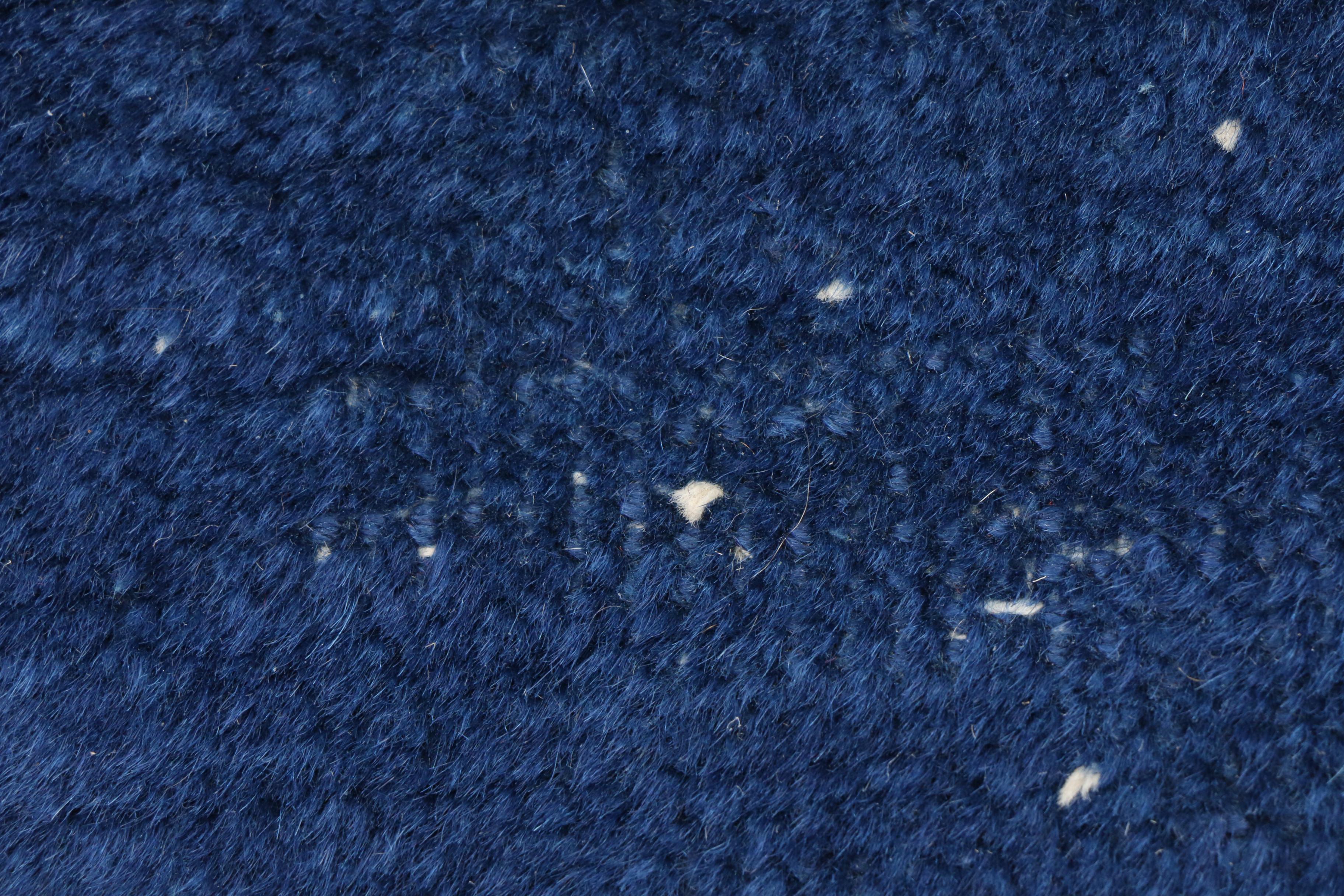 Hand-Knotted Chinese Wool Vase Rug