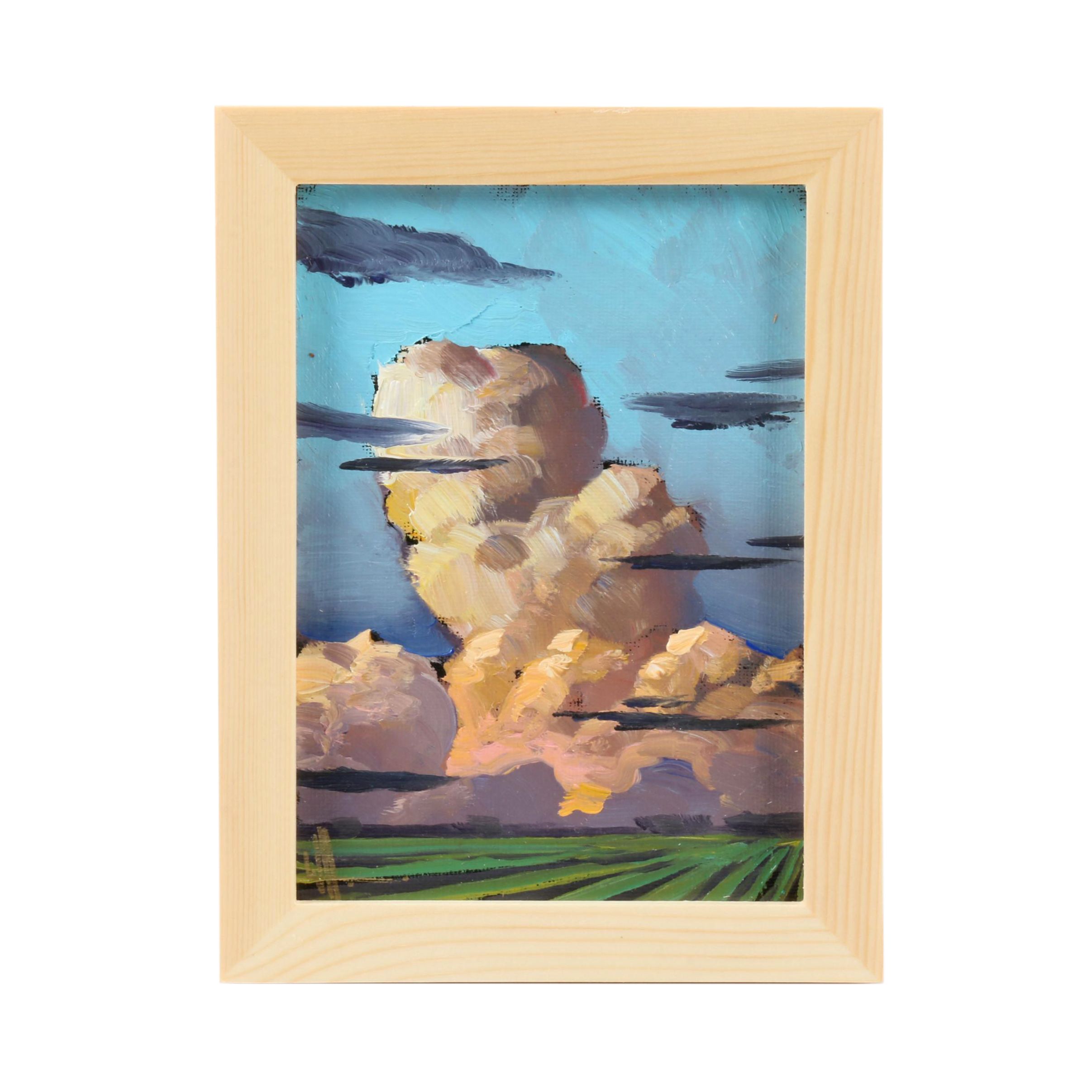 William Hawkins American Landscape Oil Painting