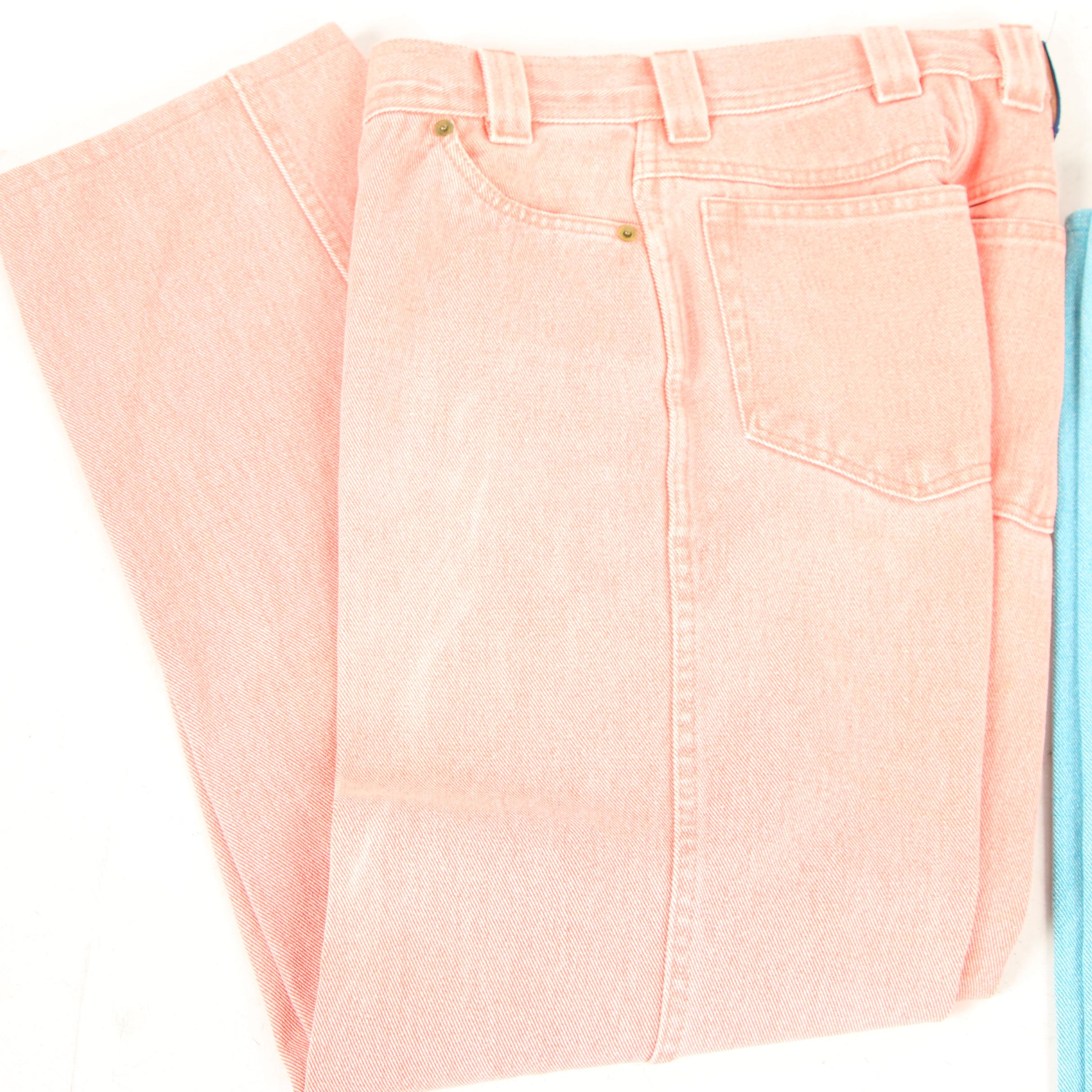 Women's Escada Pastel Colored Jeans