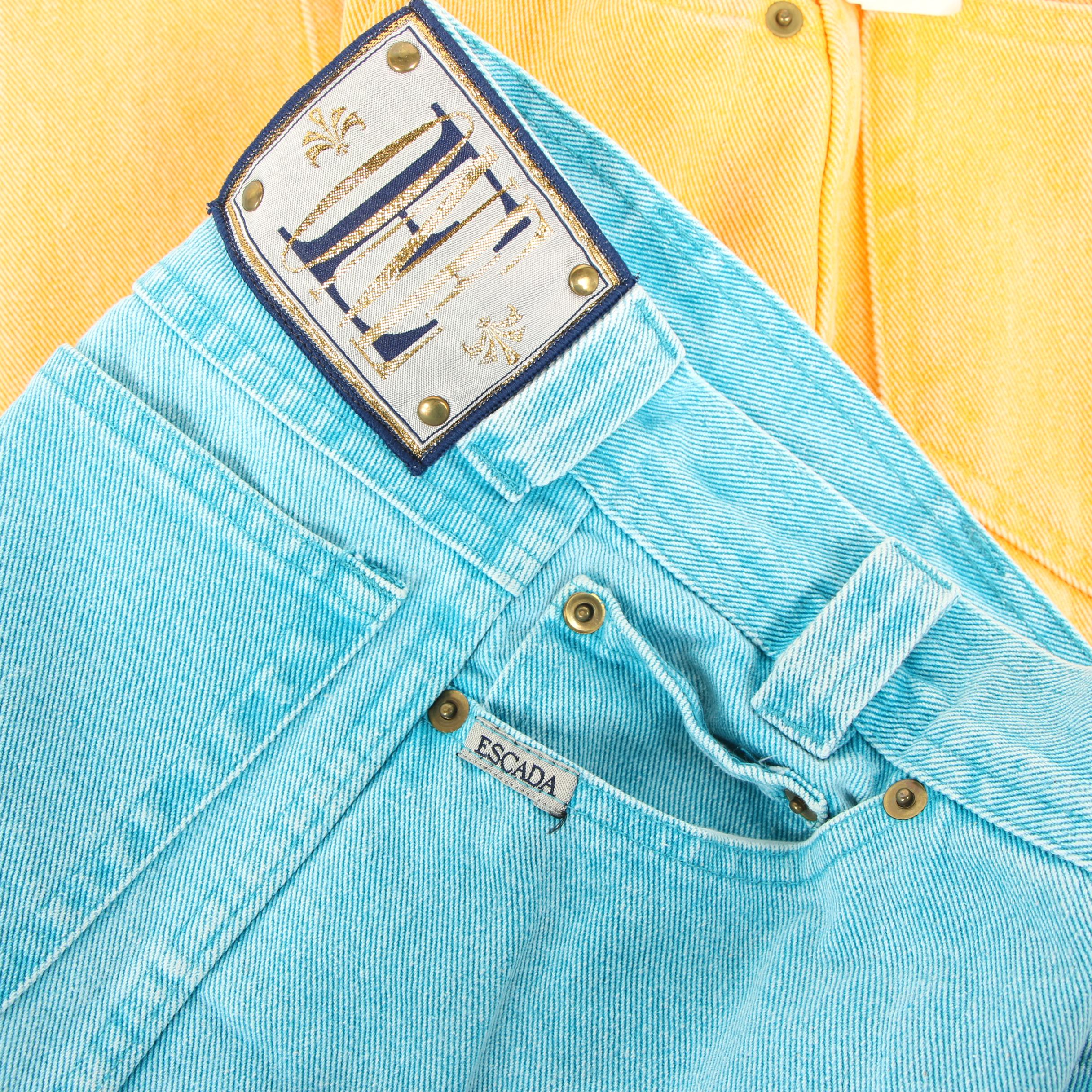 Women's Escada Pastel Colored Jeans