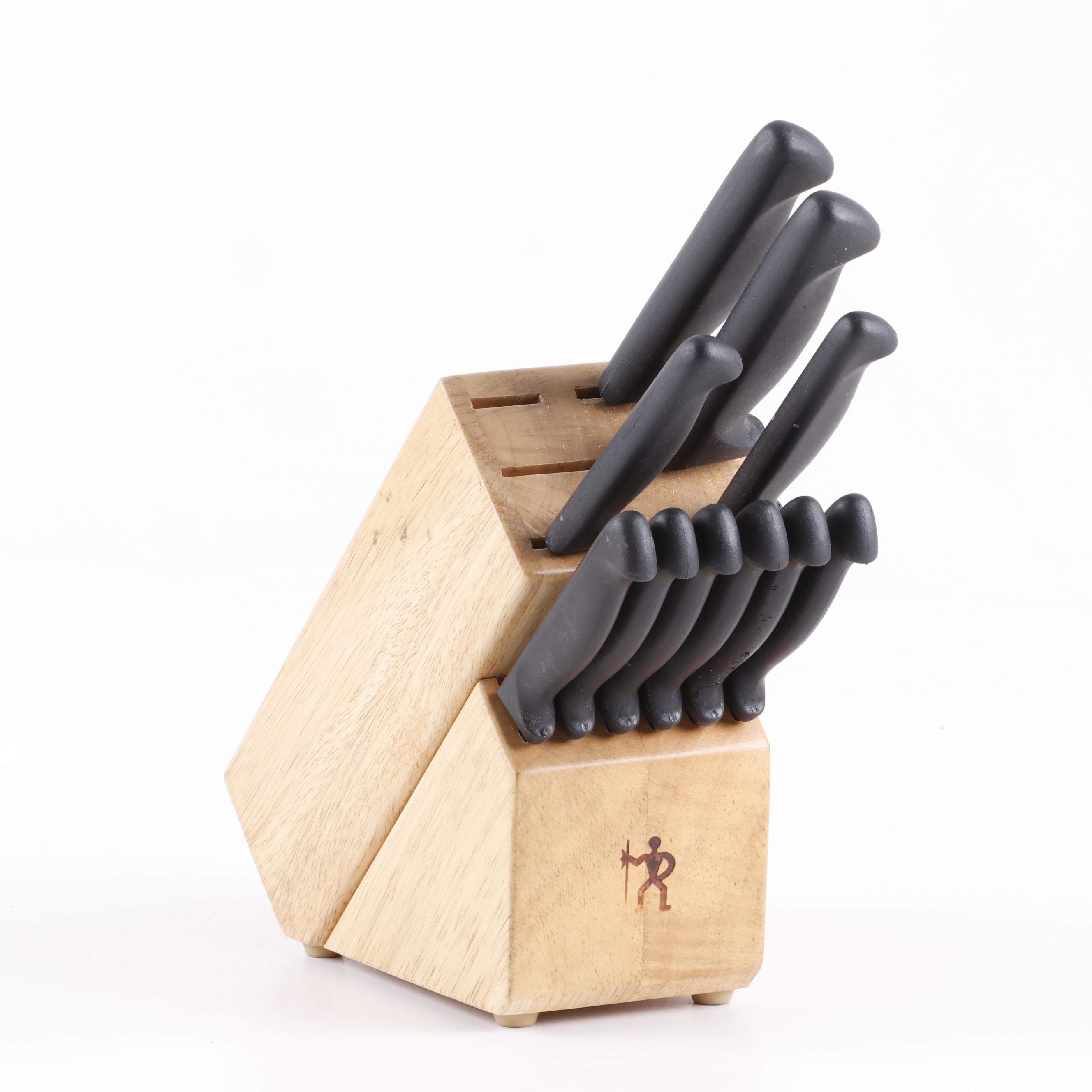 J.A. Henckels International "Everedge" Knife Block Set