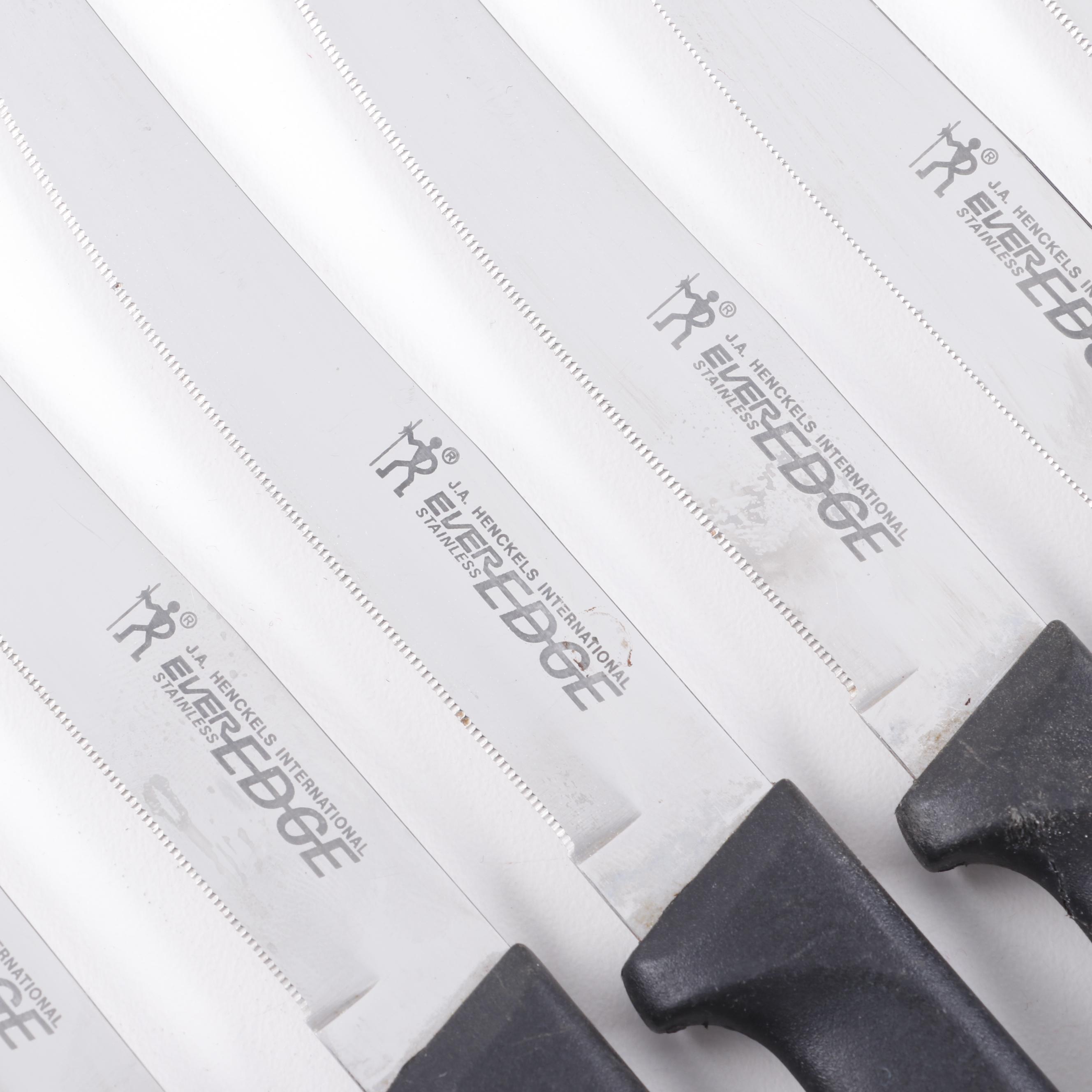 J.A. Henckels International "Everedge" Knife Block Set