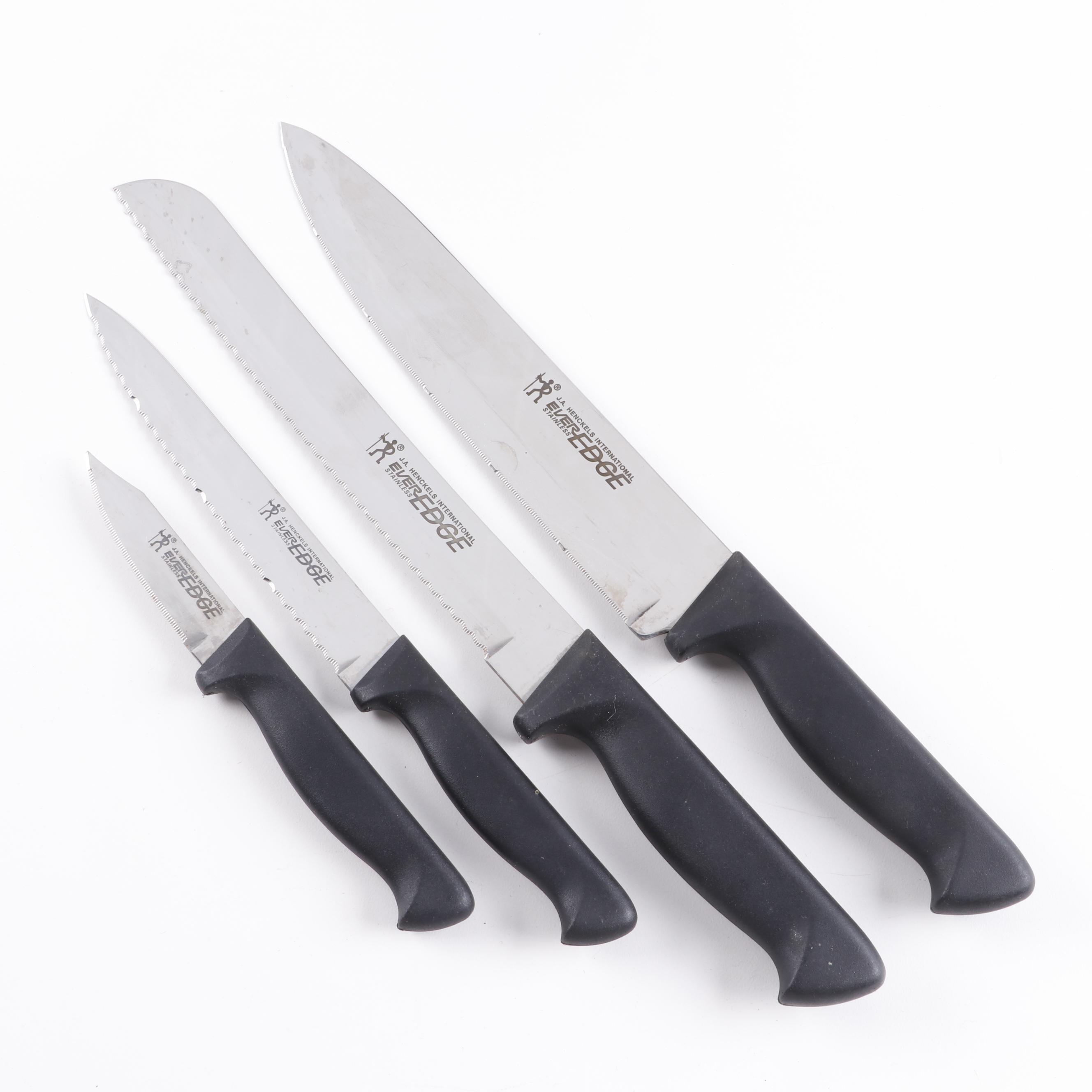 J.A. Henckels International "Everedge" Knife Block Set