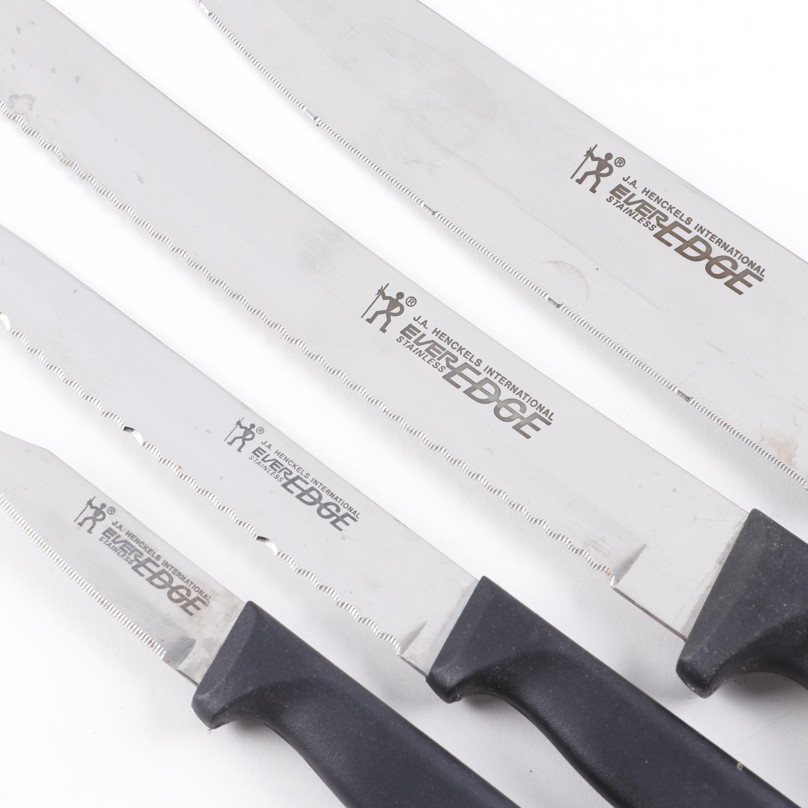 J.A. Henckels International "Everedge" Knife Block Set