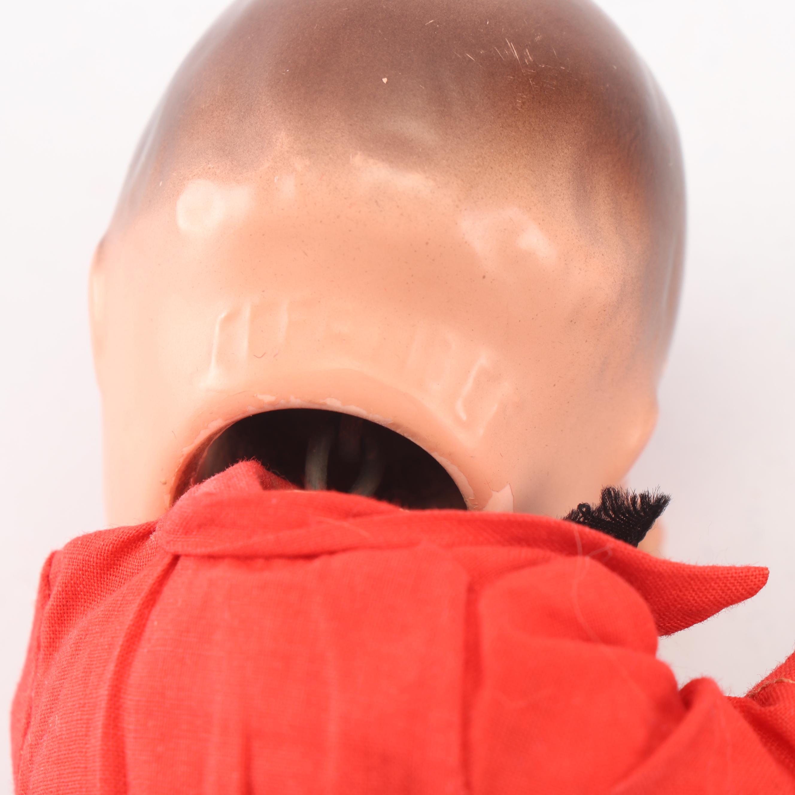 Swedish Papier-Mache and Porcelain Dolls, Mid-20th Century
