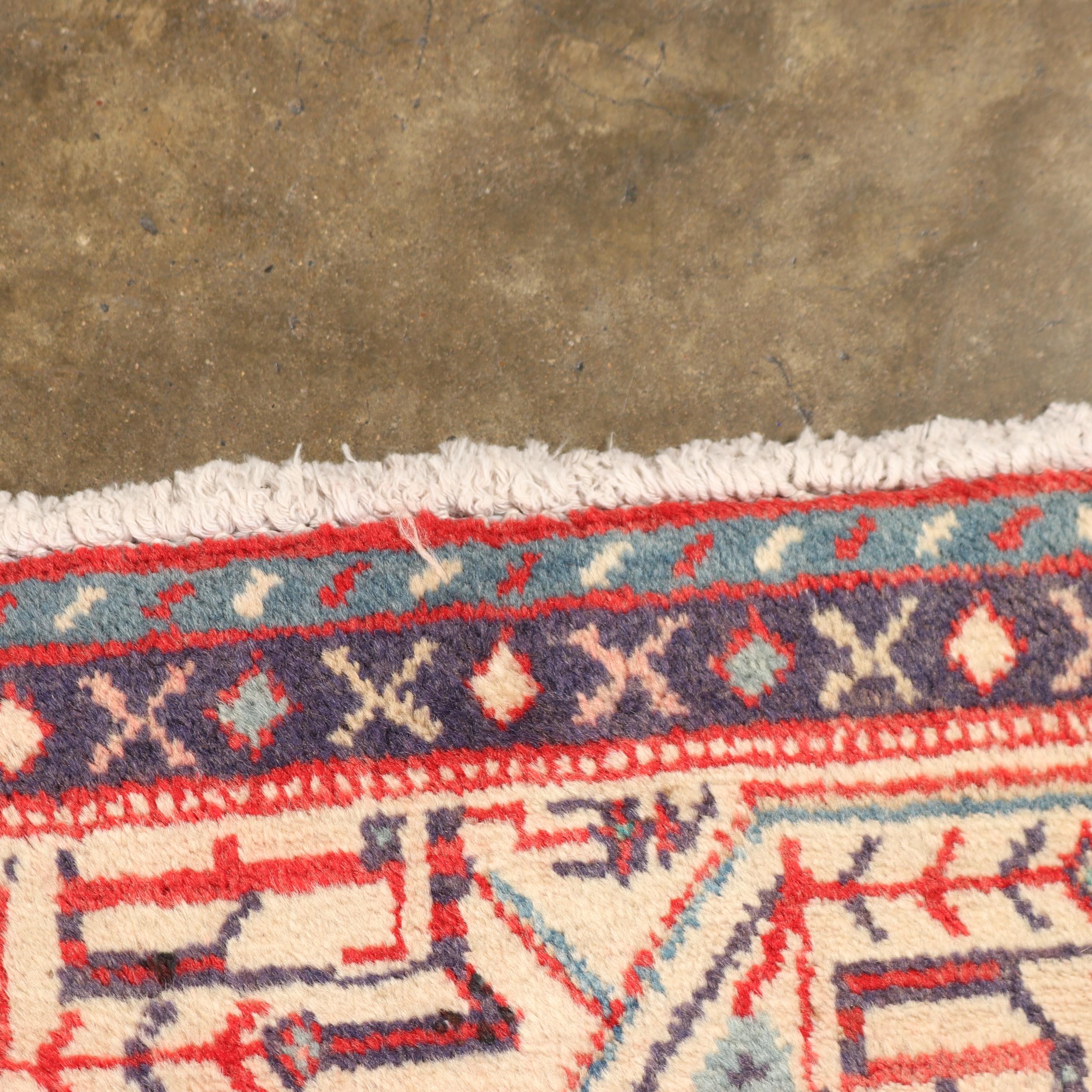 Hand-Knotted Persian Mir Seraband Wool Carpet Runner