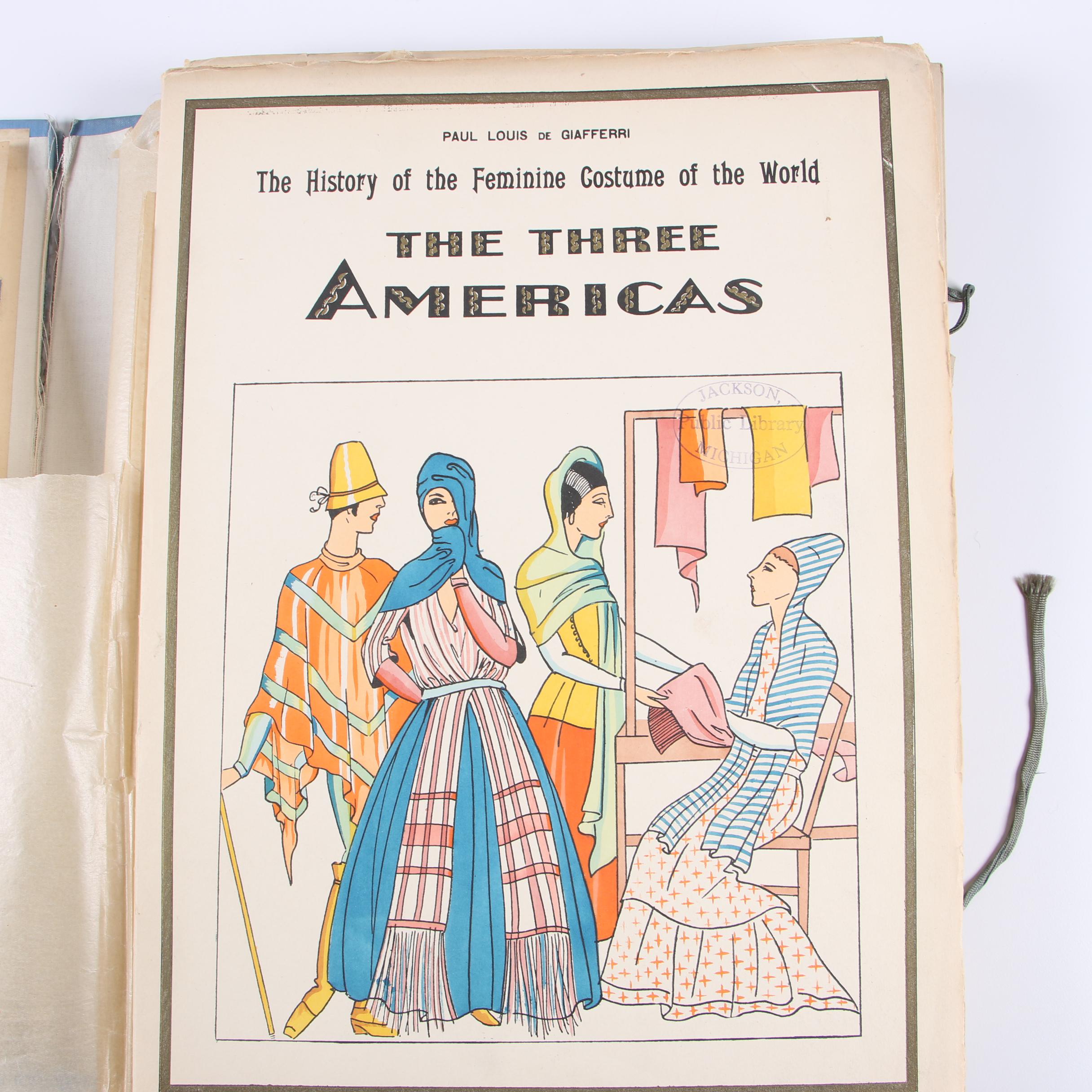 "The History of the Feminine Costume of the World" by Paul Louis de Giafferri