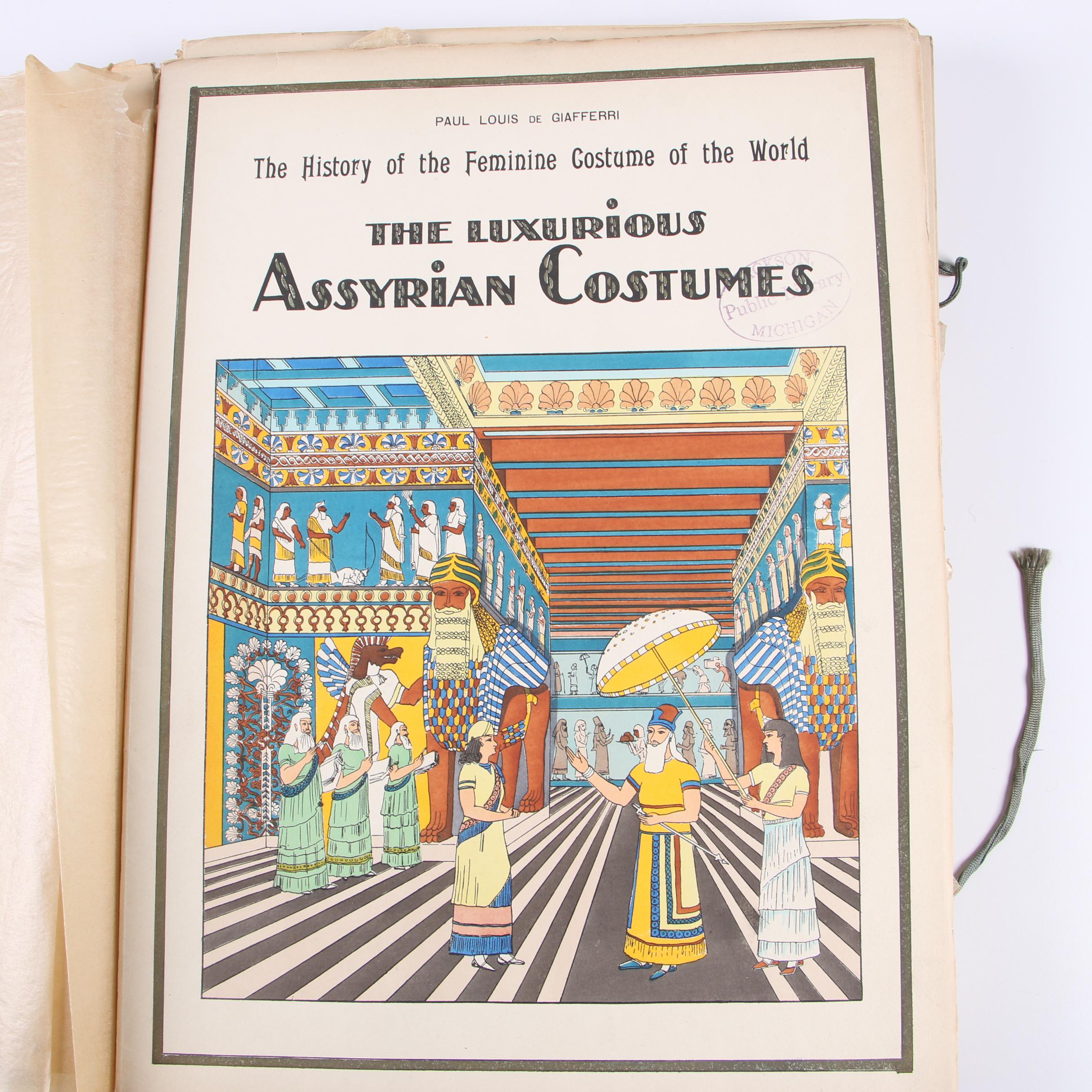 "The History of the Feminine Costume of the World" by Paul Louis de Giafferri