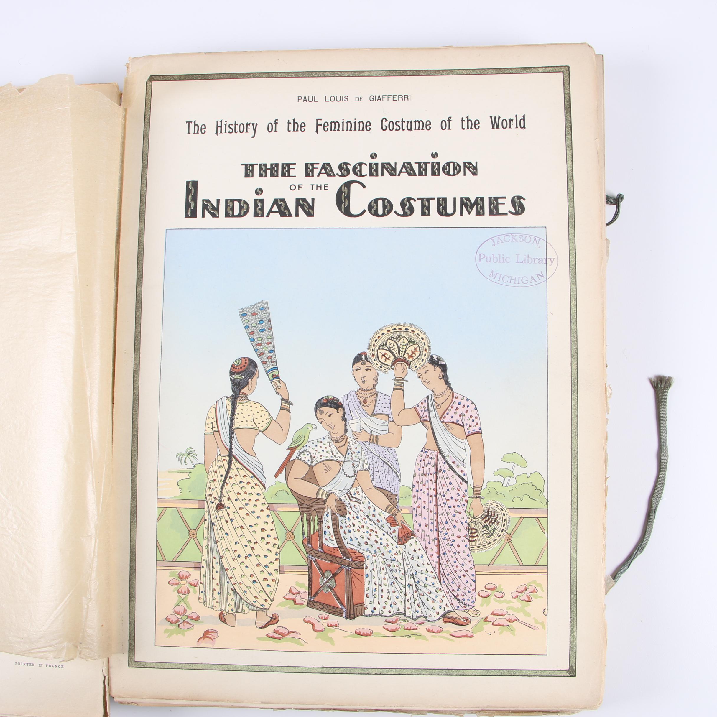 "The History of the Feminine Costume of the World" by Paul Louis de Giafferri