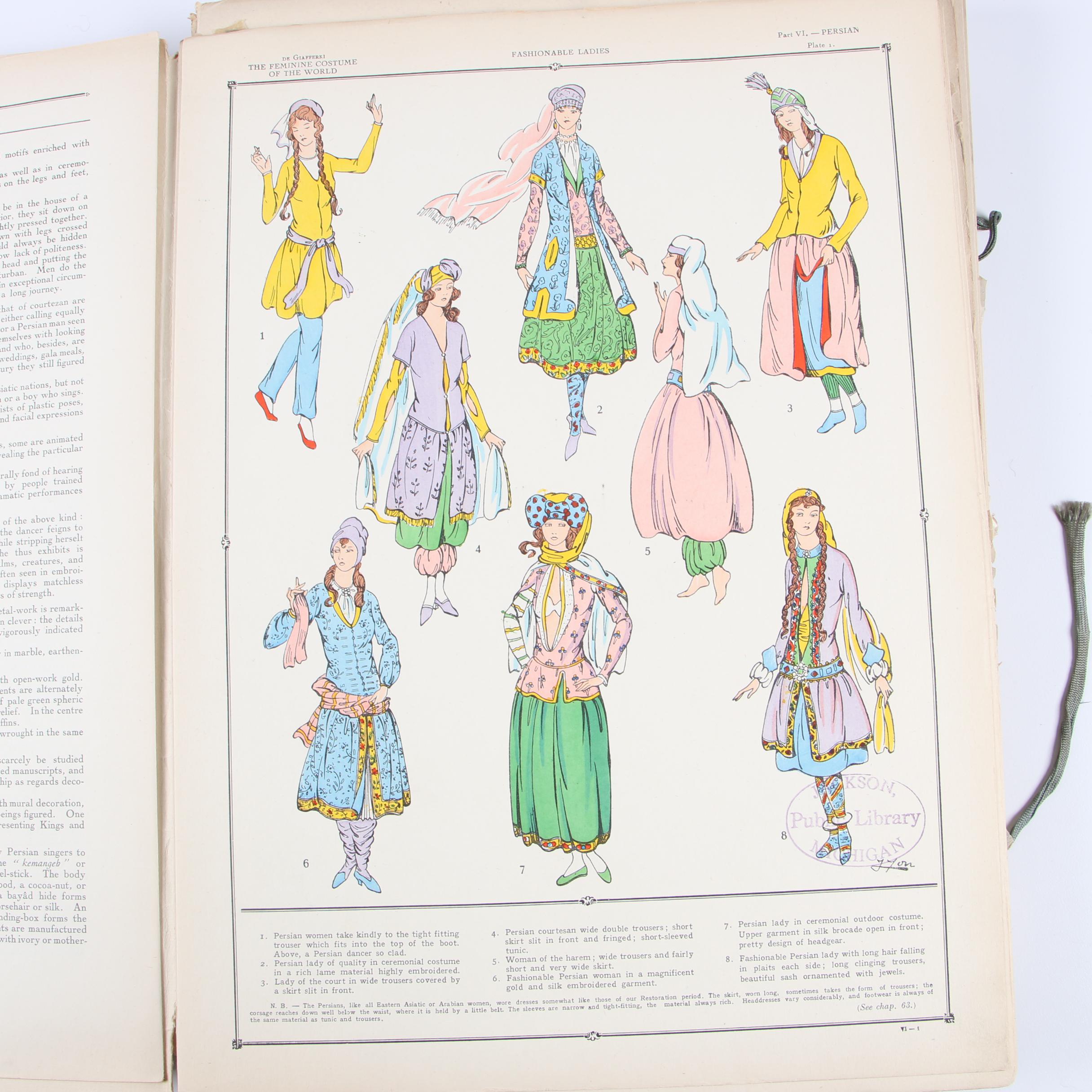 "The History of the Feminine Costume of the World" by Paul Louis de Giafferri