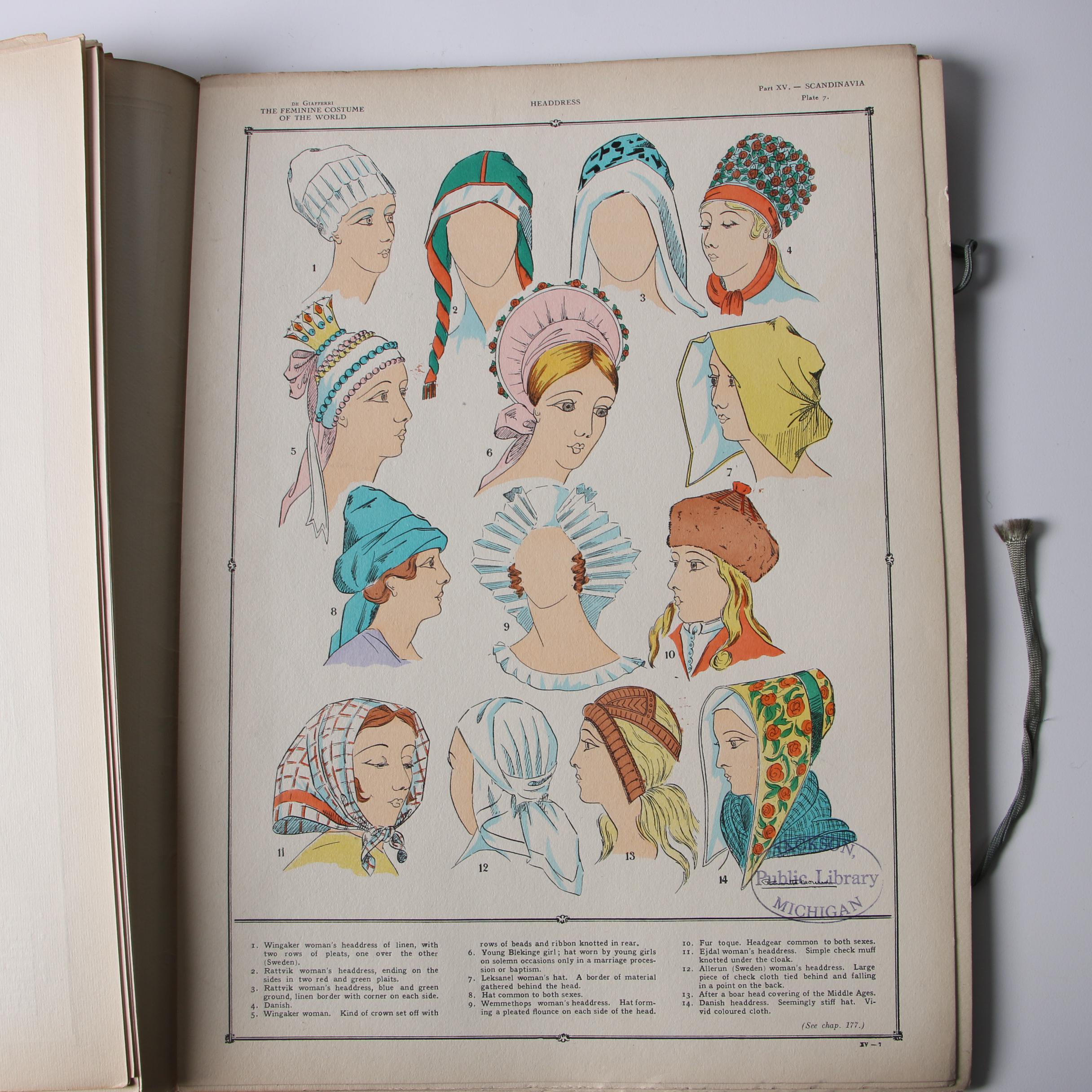 "The History of the Feminine Costume of the World" by Paul Louis de Giafferri