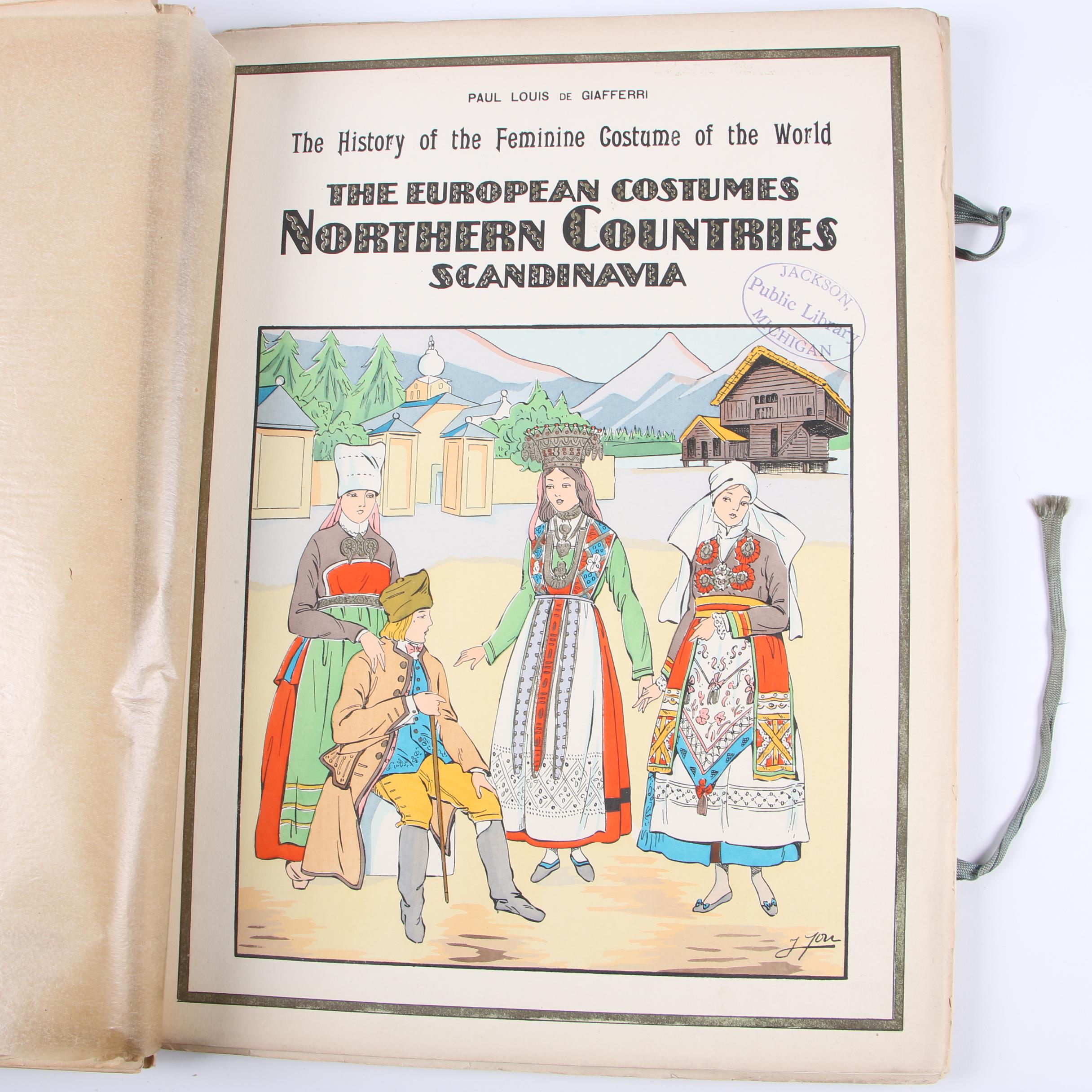 "The History of the Feminine Costume of the World" by Paul Louis de Giafferri