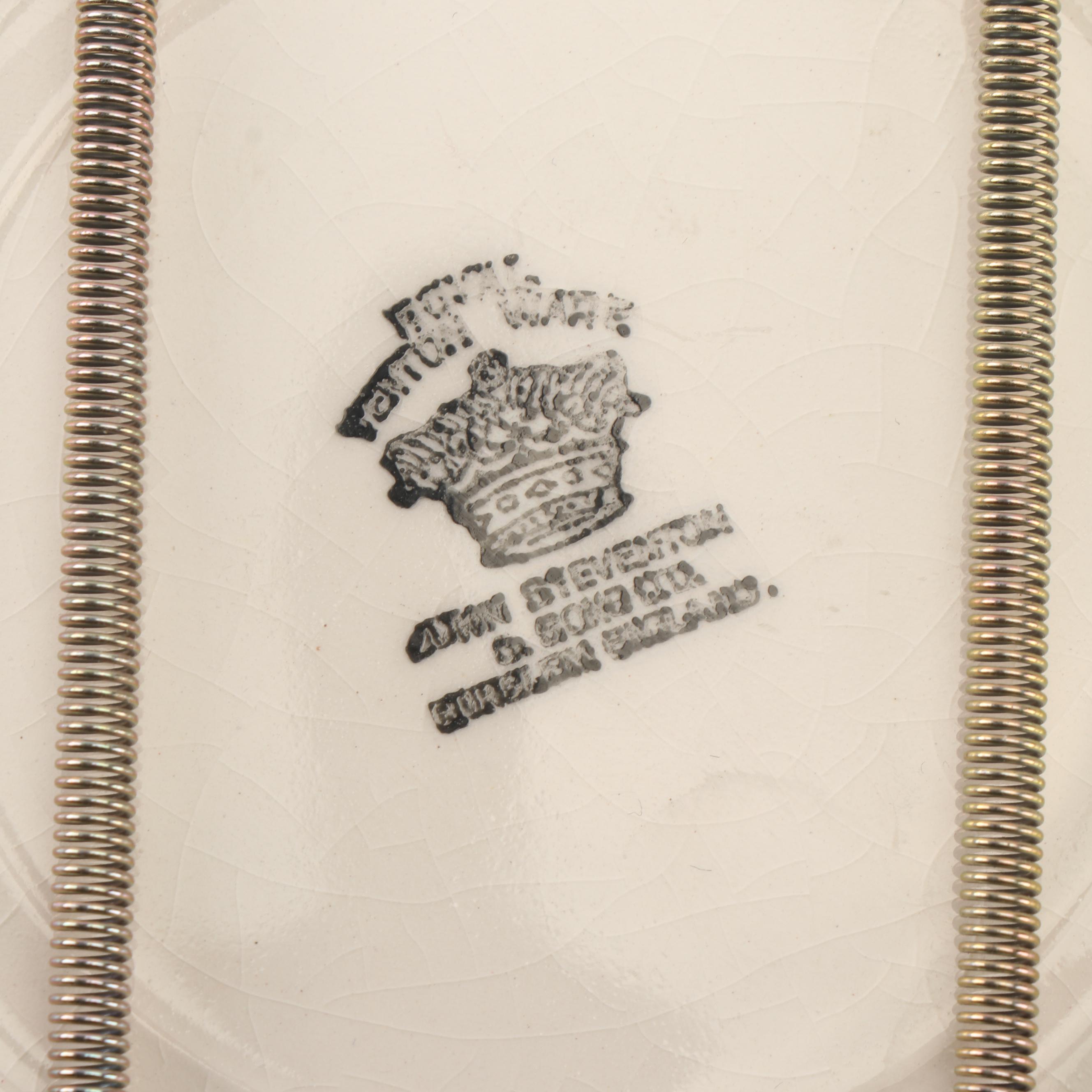 John Steventon & Sons Ltd. Earthenware Bread Plates