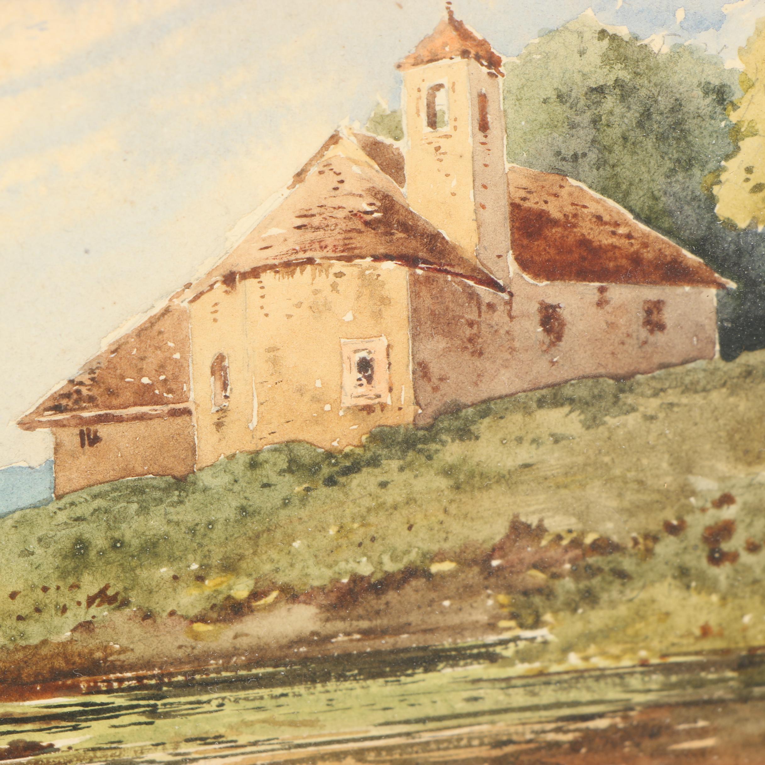 G. Ziegler Landscape Watercolor Paintings