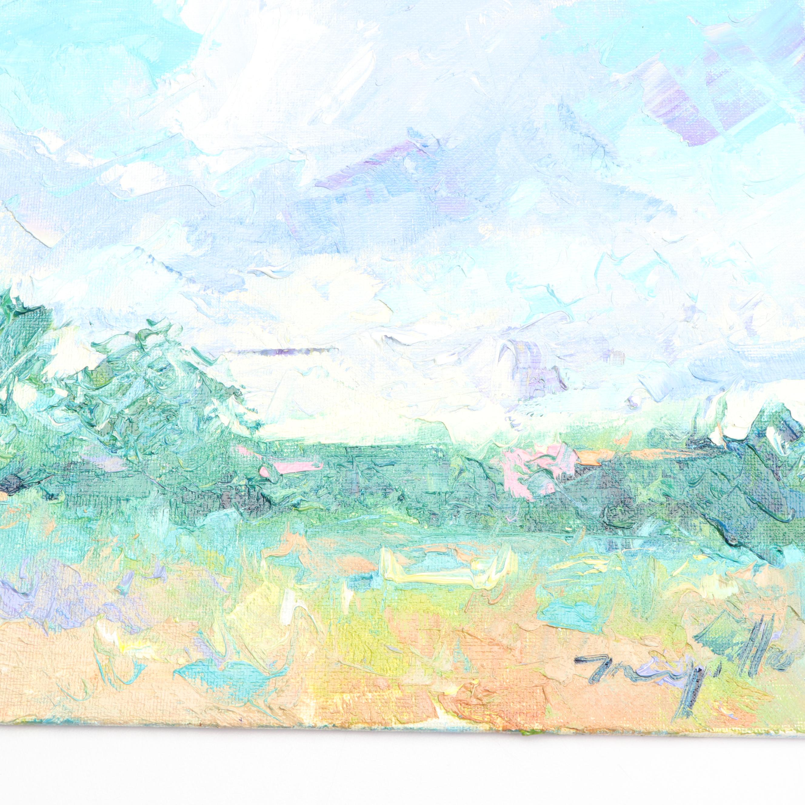 Jose Trujillo Landscape Oil Paintings