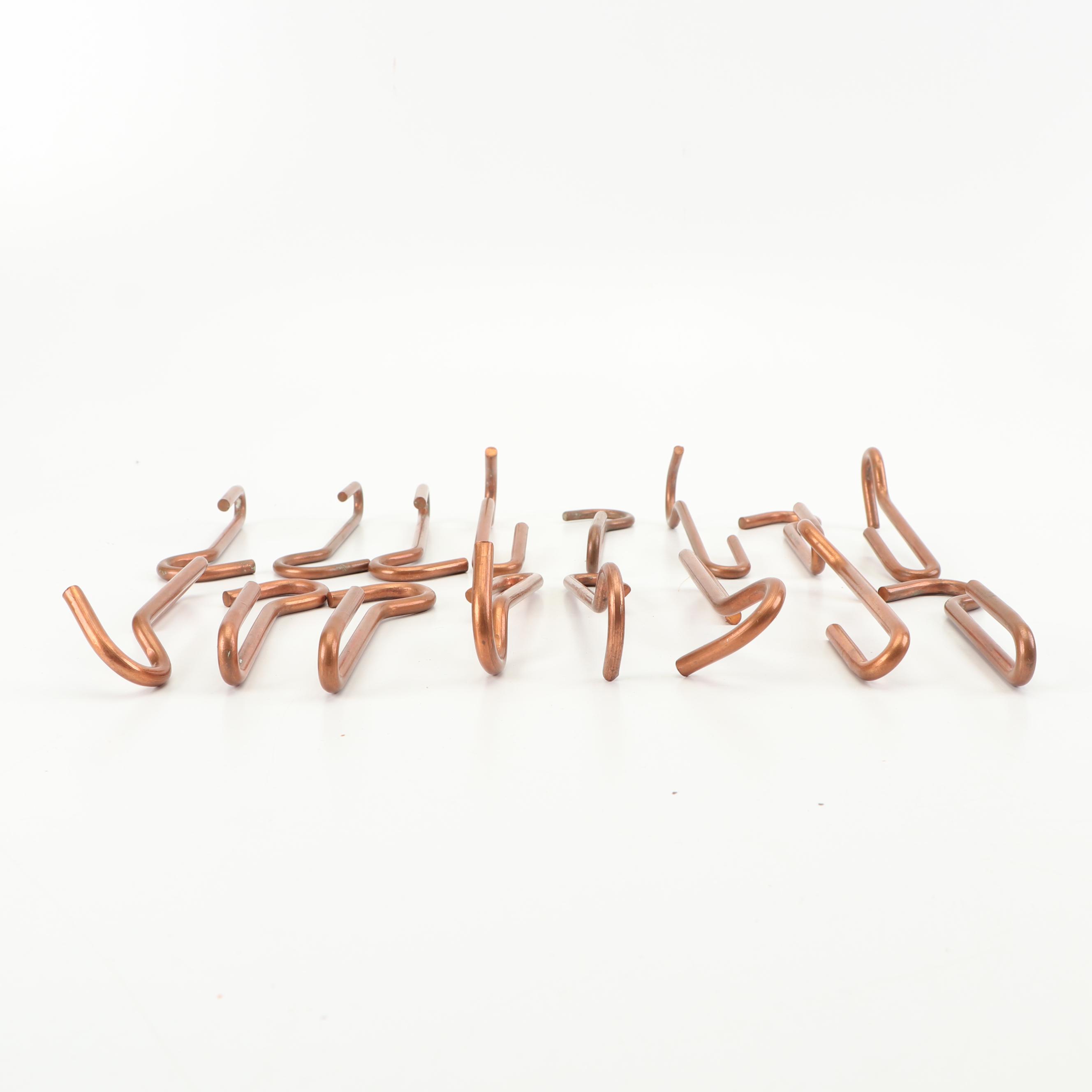 Copper-Toned Pot Rack Hooks
