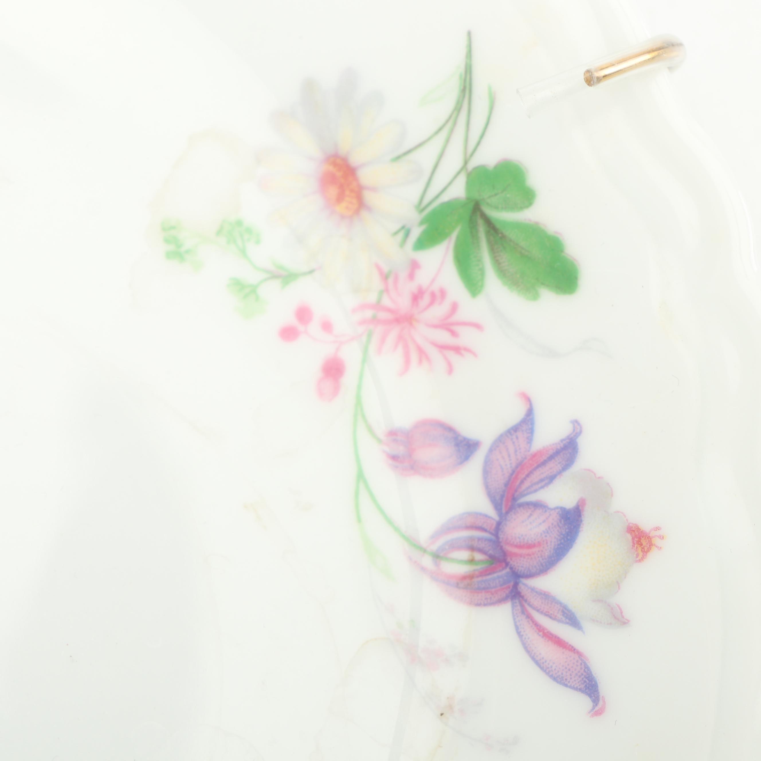 Rochard Limoges Floral Porcelain Salad Plate