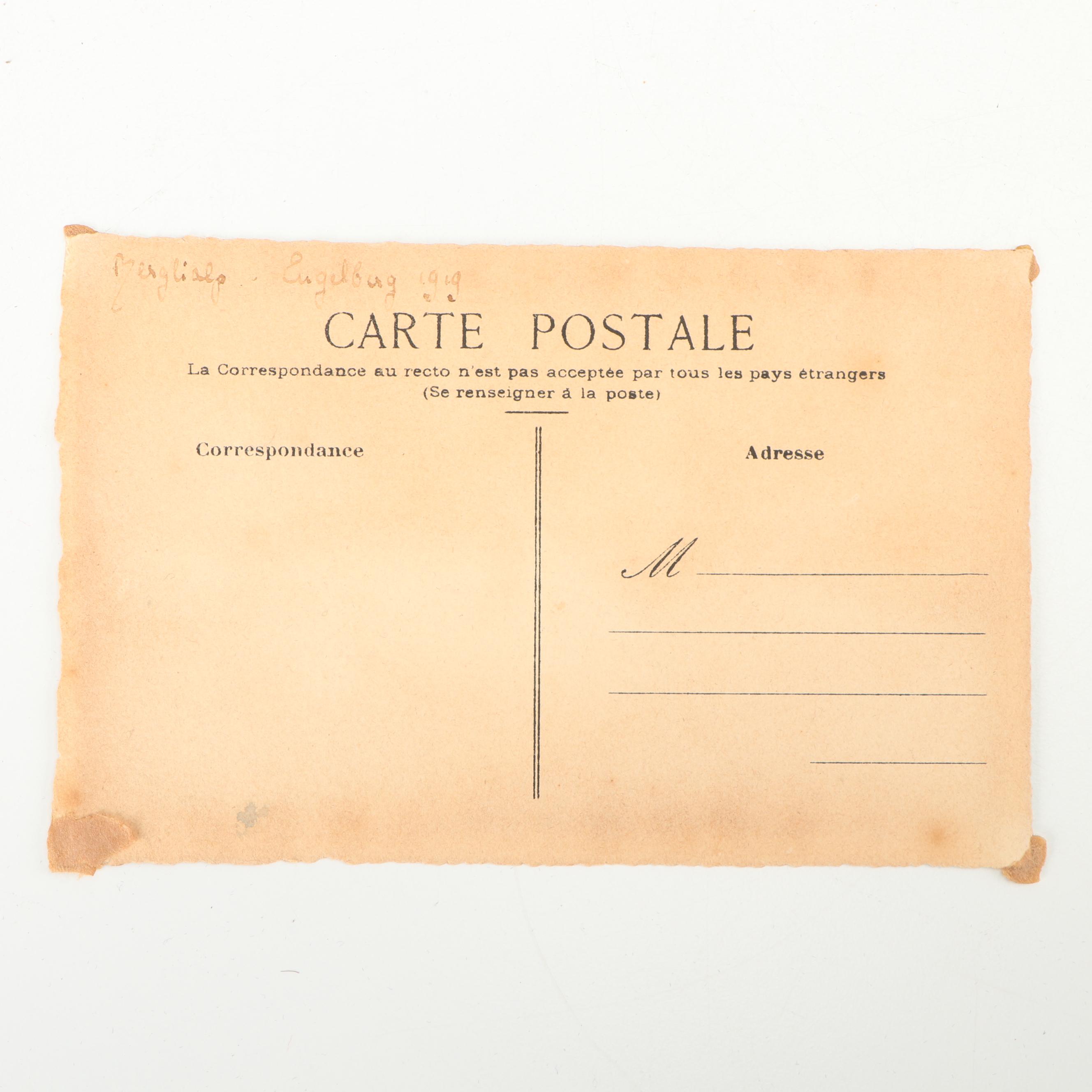 G. Ziegler Watercolor Paintings on Postcards