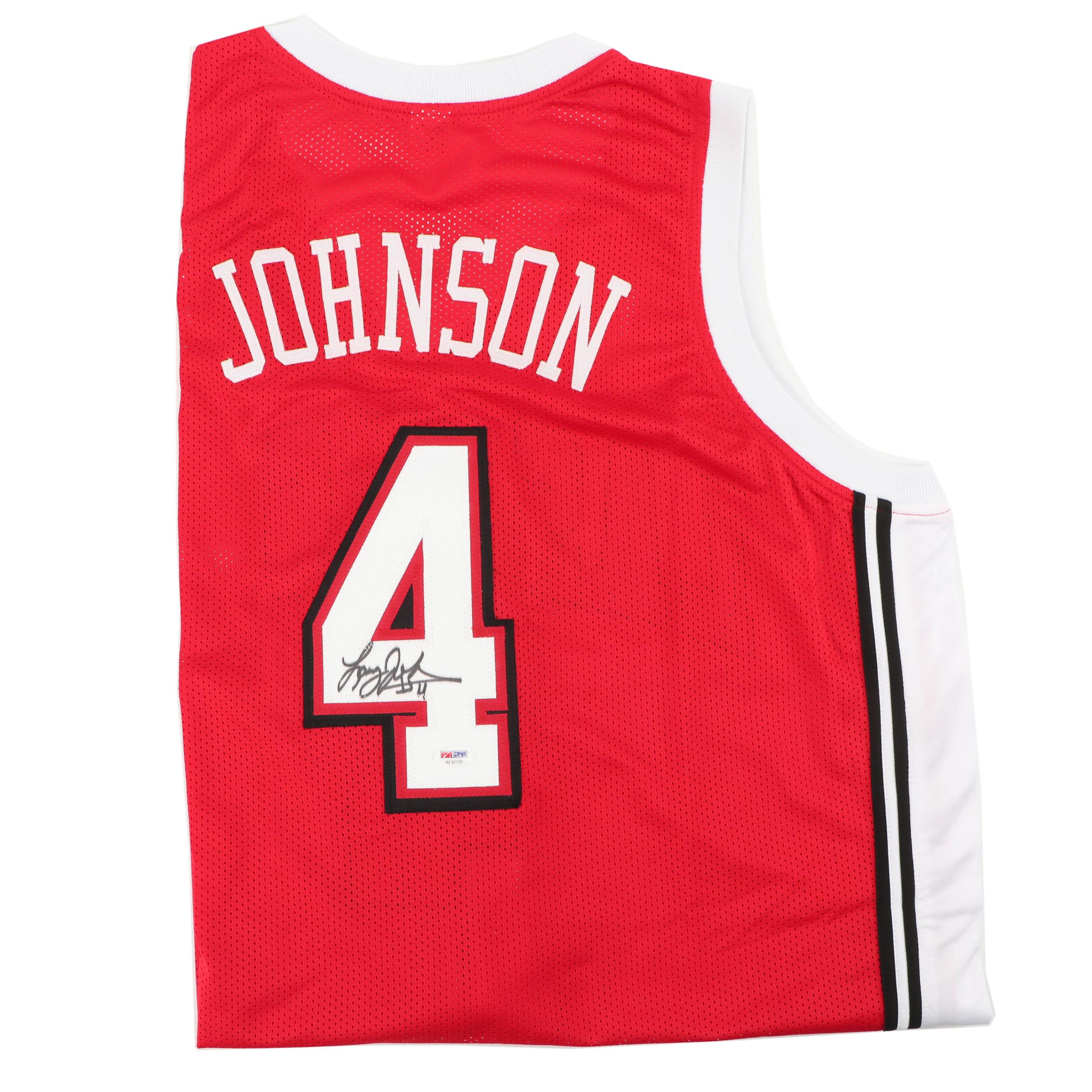 Larry Johnson Autographed University of Las Vegas Jersey - PSA/DNA COA