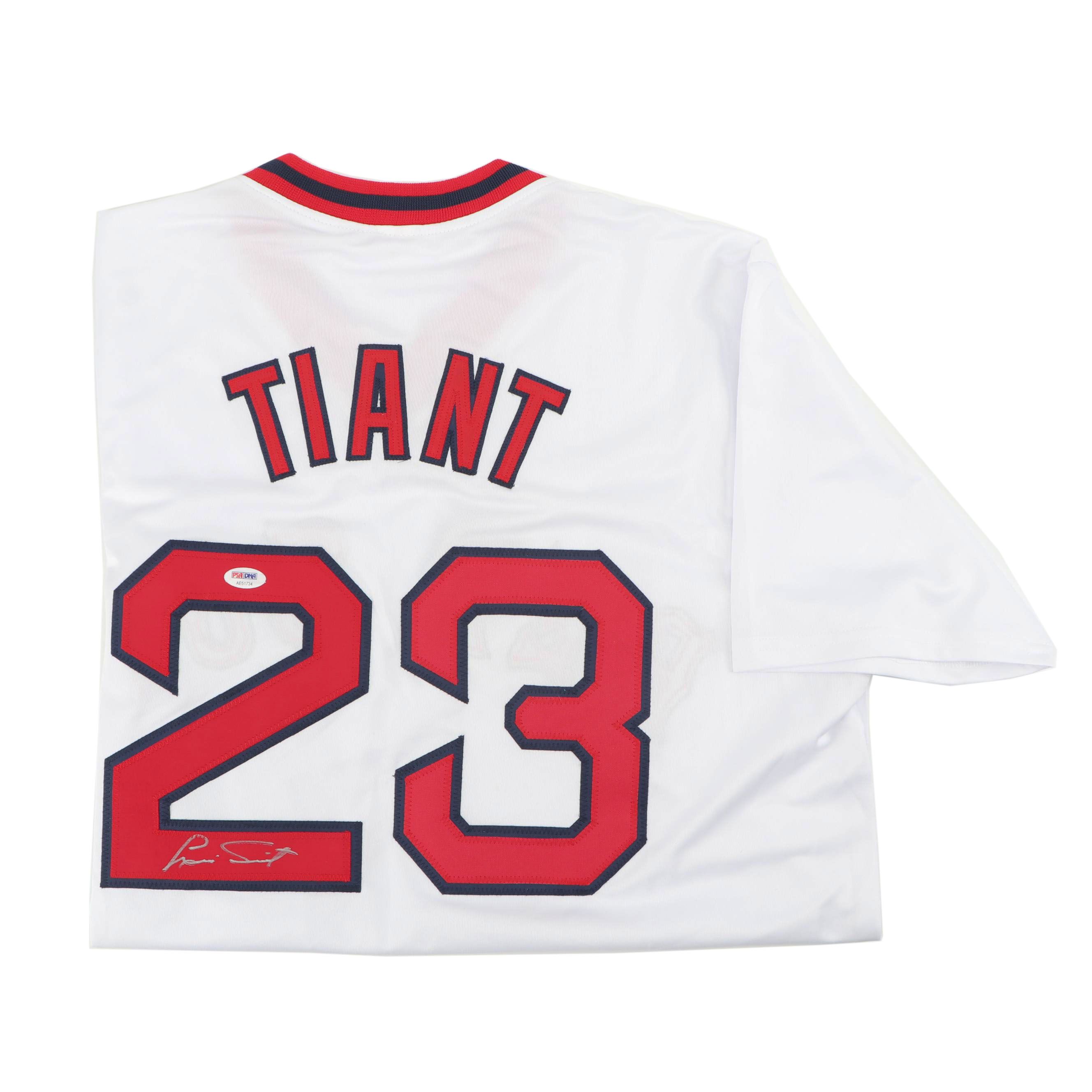 Luis Tiant Autographed Boston Red Sox Jersey - PSA/DNA COA