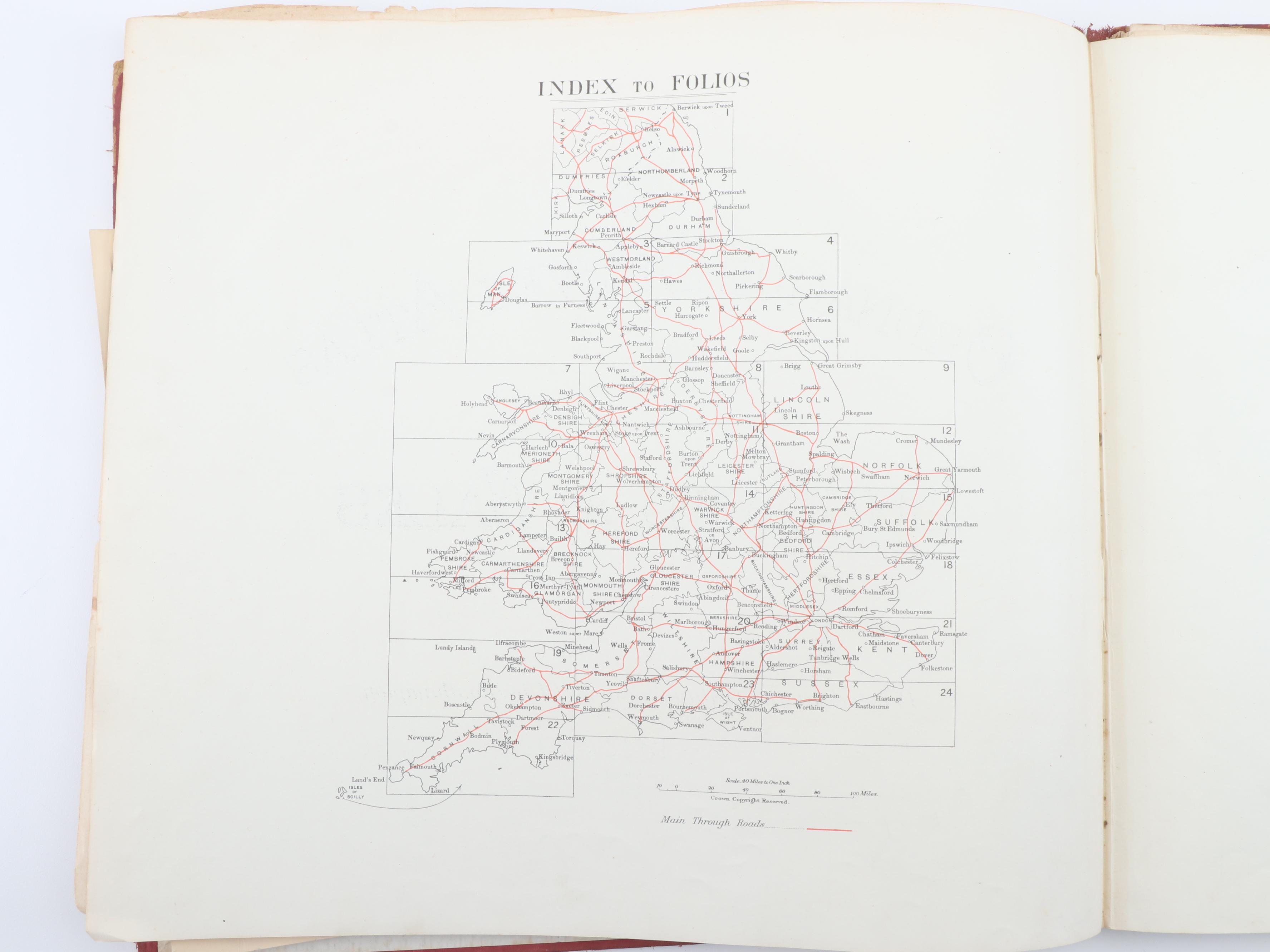 1922 "Ordnance Survey Atlas of England and Wales"