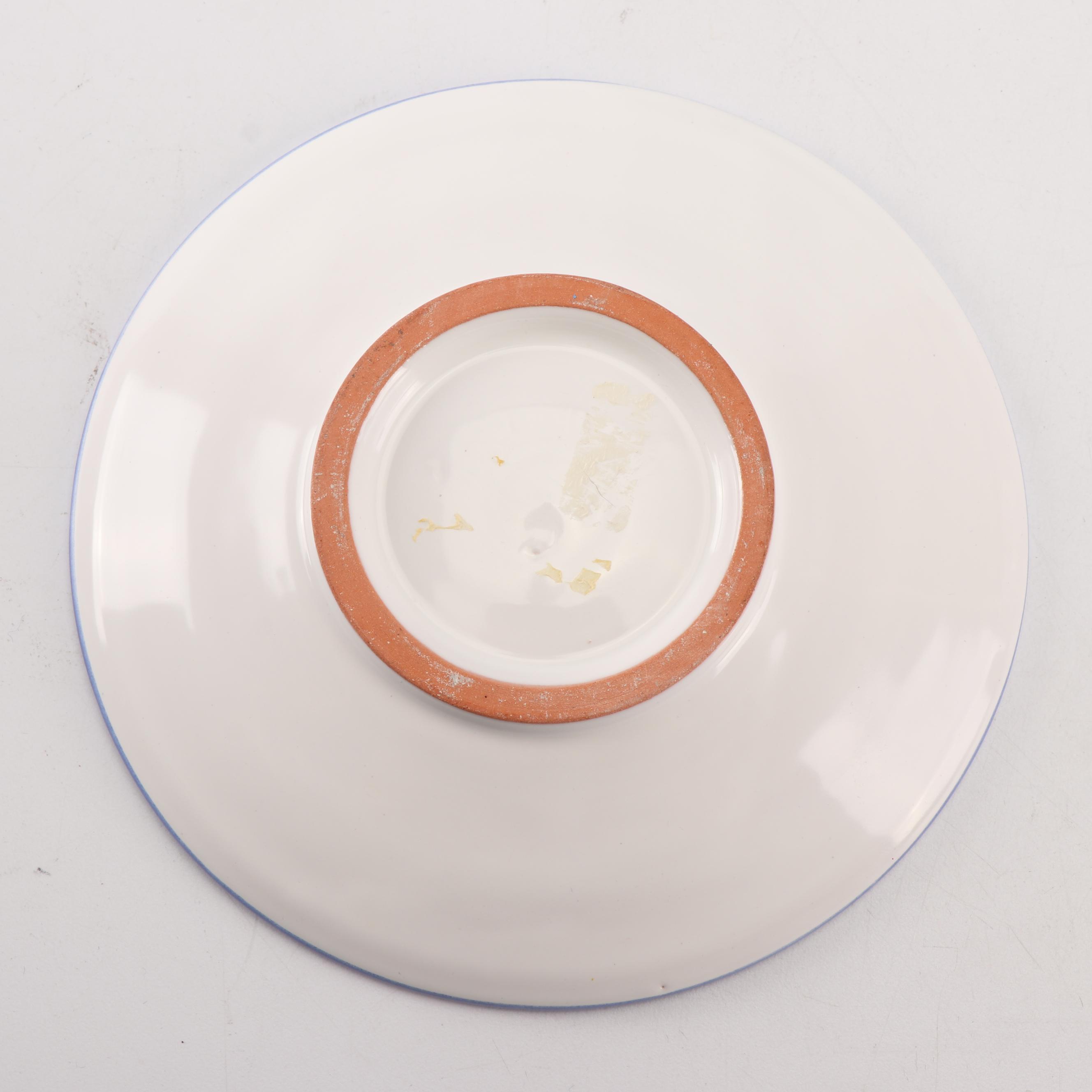 Modra Blue and White Hand-Painted Cups and Saucers