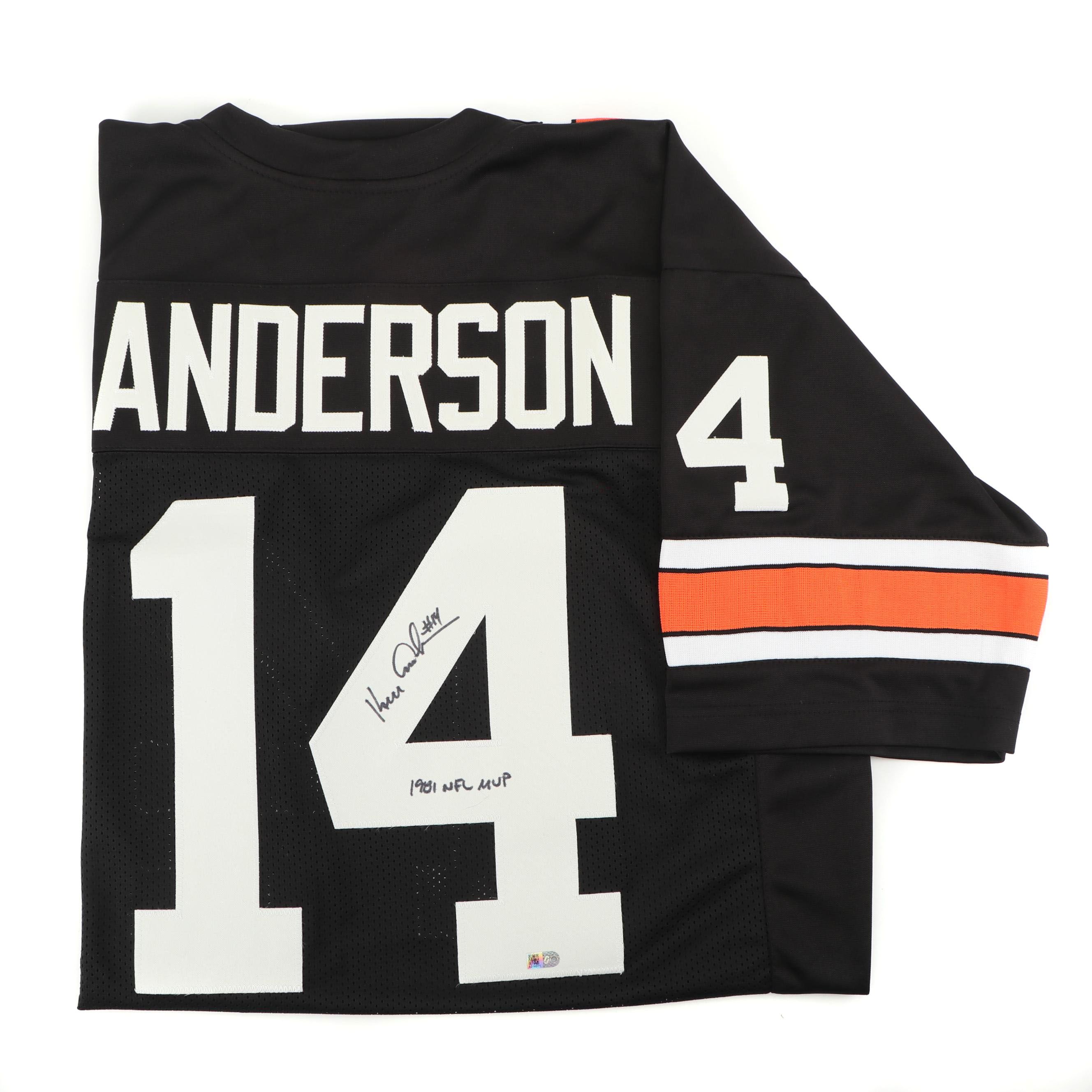 Ken Anderson Autographed Cincinnati Bengals Jersey