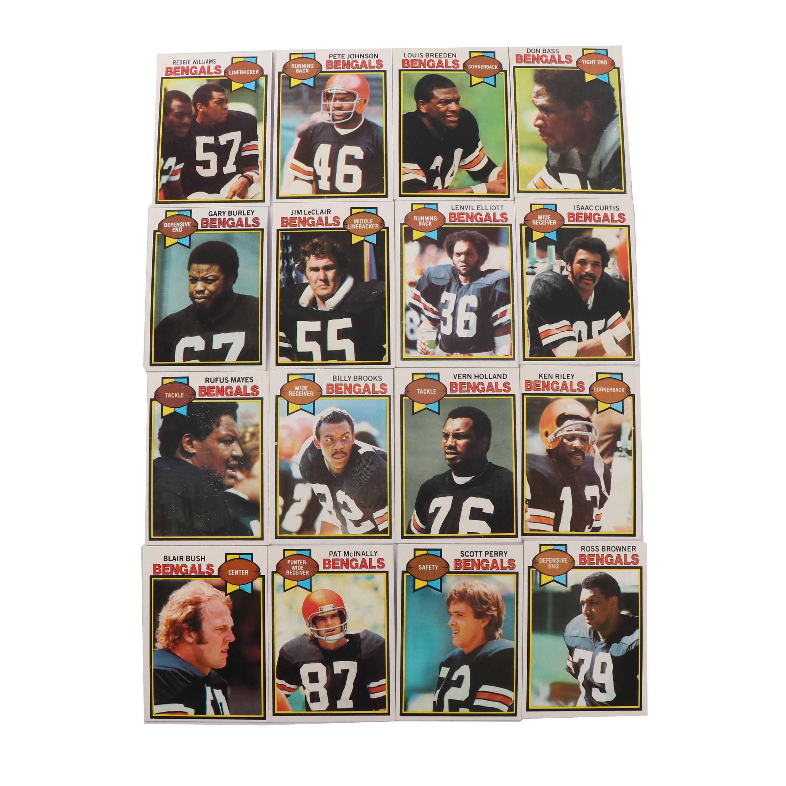 1979 Topps Cincinnati Bengals Football Cards