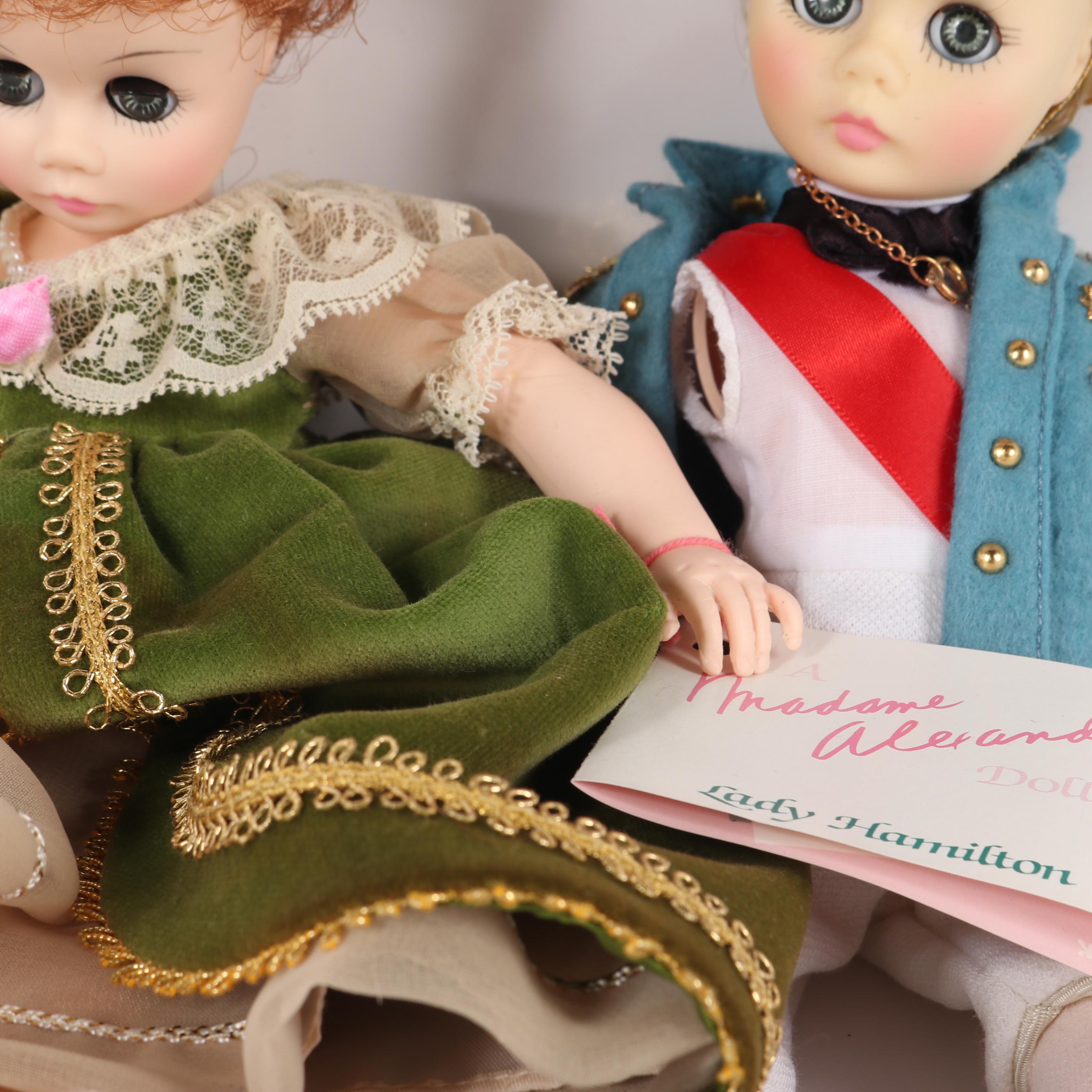 Madame Alexander "Lady Hamilton" and "Lord Nelson" Dolls