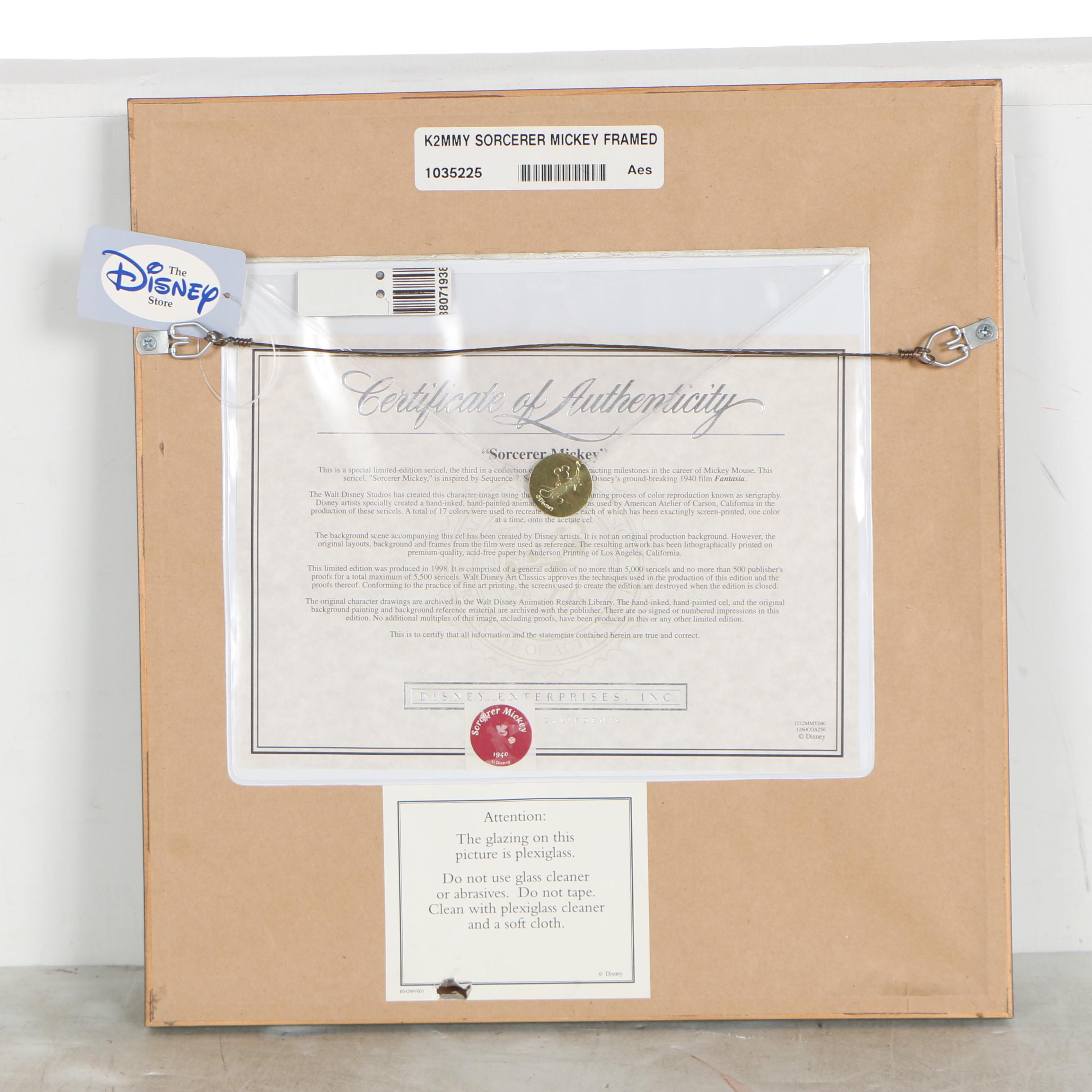 Disney Sericel "Sorcerer Mickey", 1998