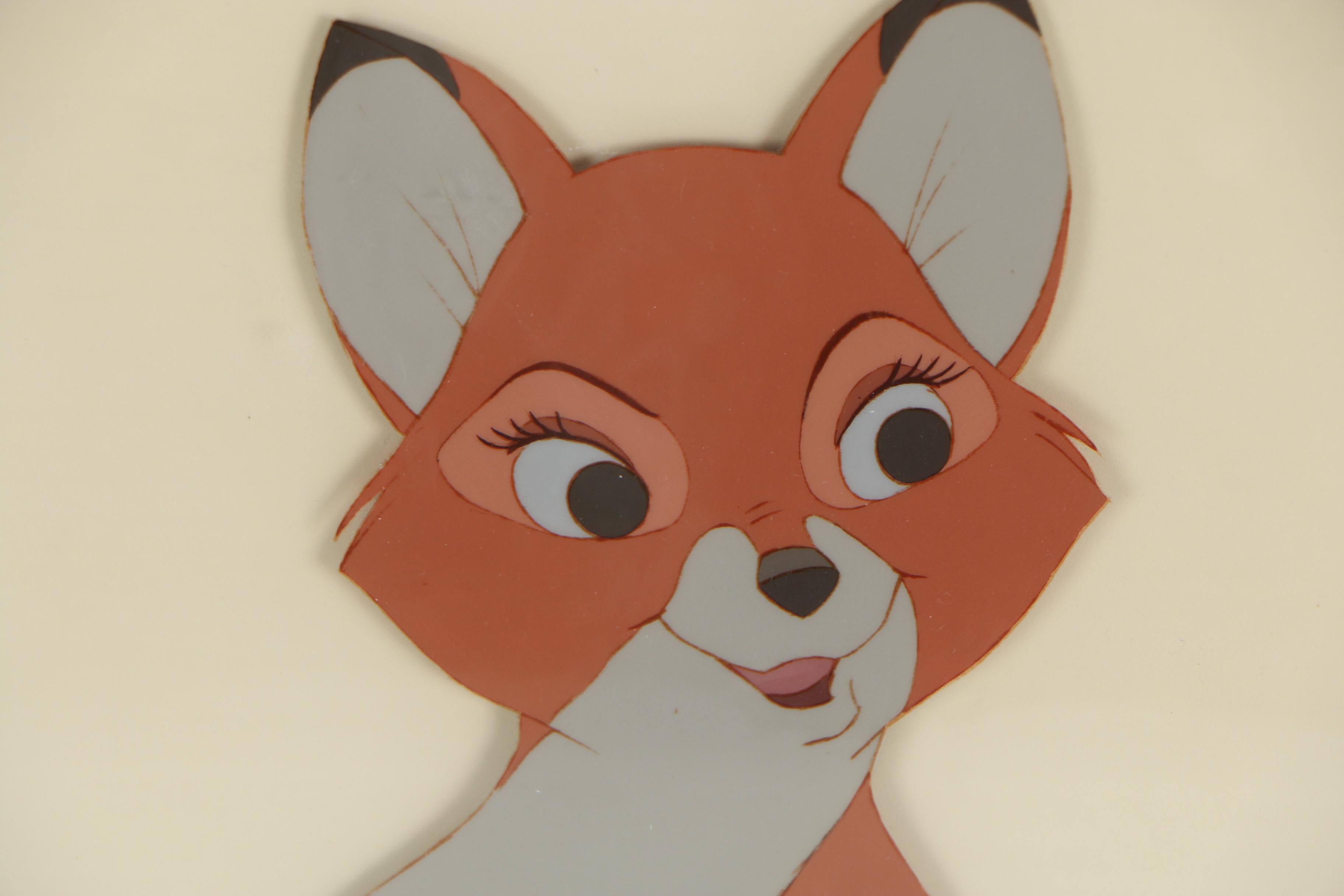 Hand-Painted Production Cel from "The Fox and the Hound", 1980