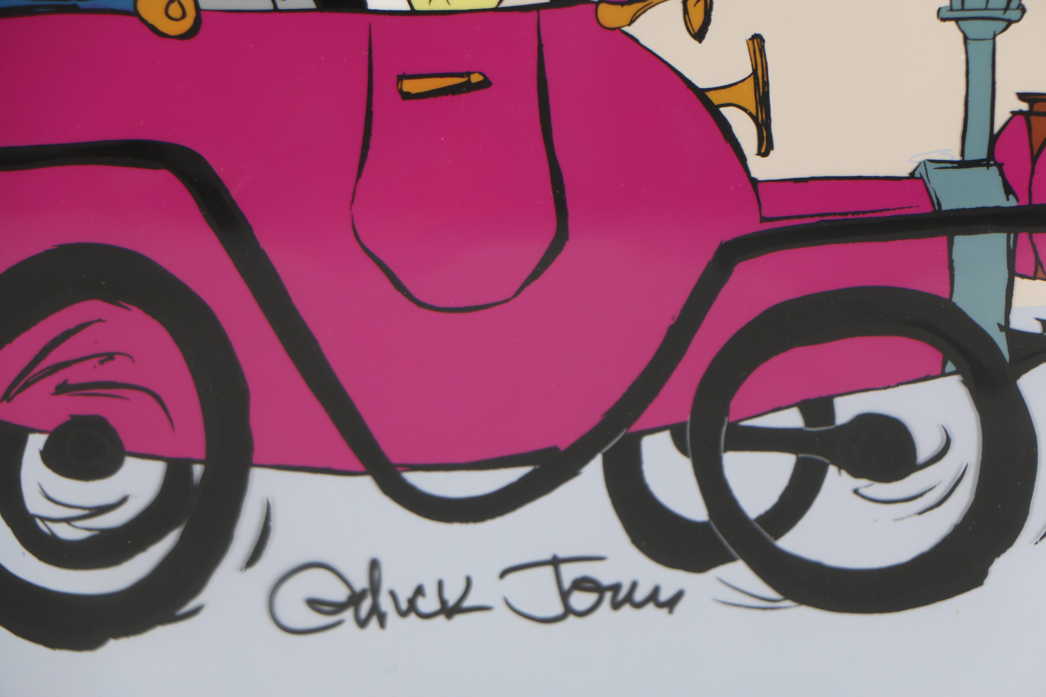 Chuck Jones Limited Edition Animation Cel "Porky & Sylvester: Claws for Alarm"