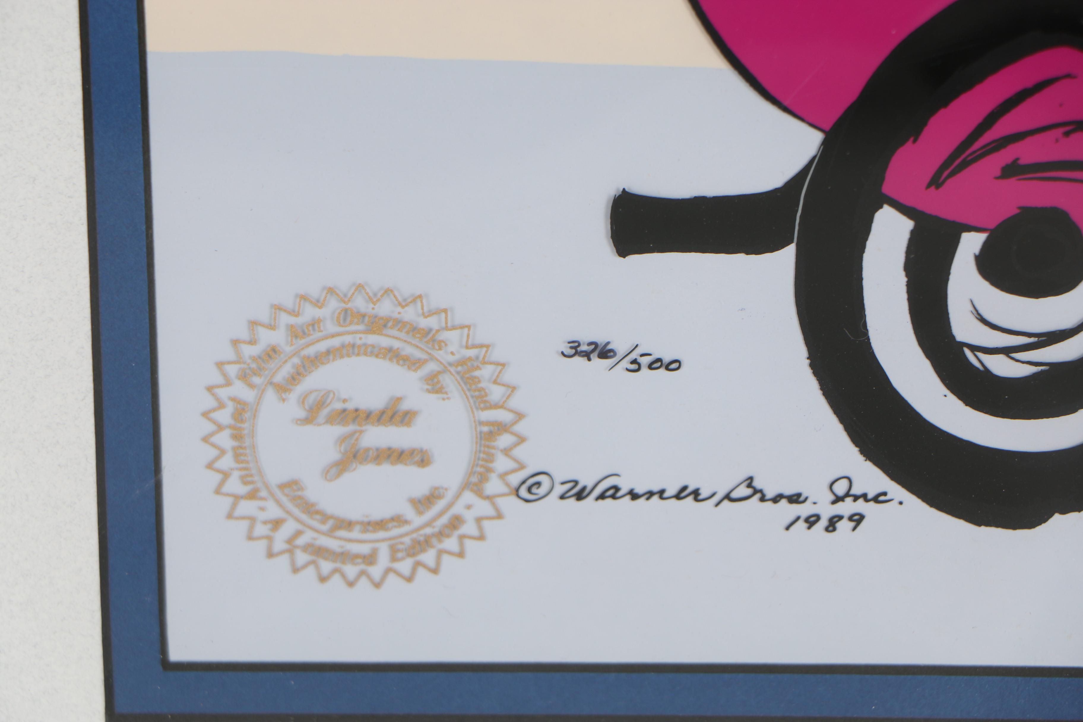 Chuck Jones Limited Edition Animation Cel "Porky & Sylvester: Claws for Alarm"