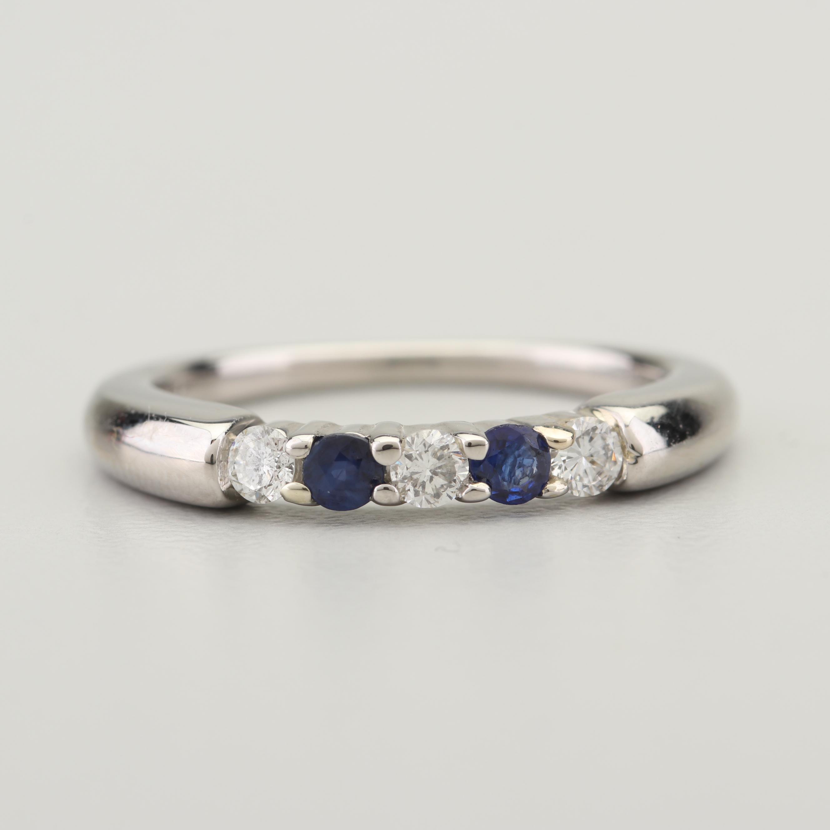 ZEI Platinum, Diamond, and Sapphire Band