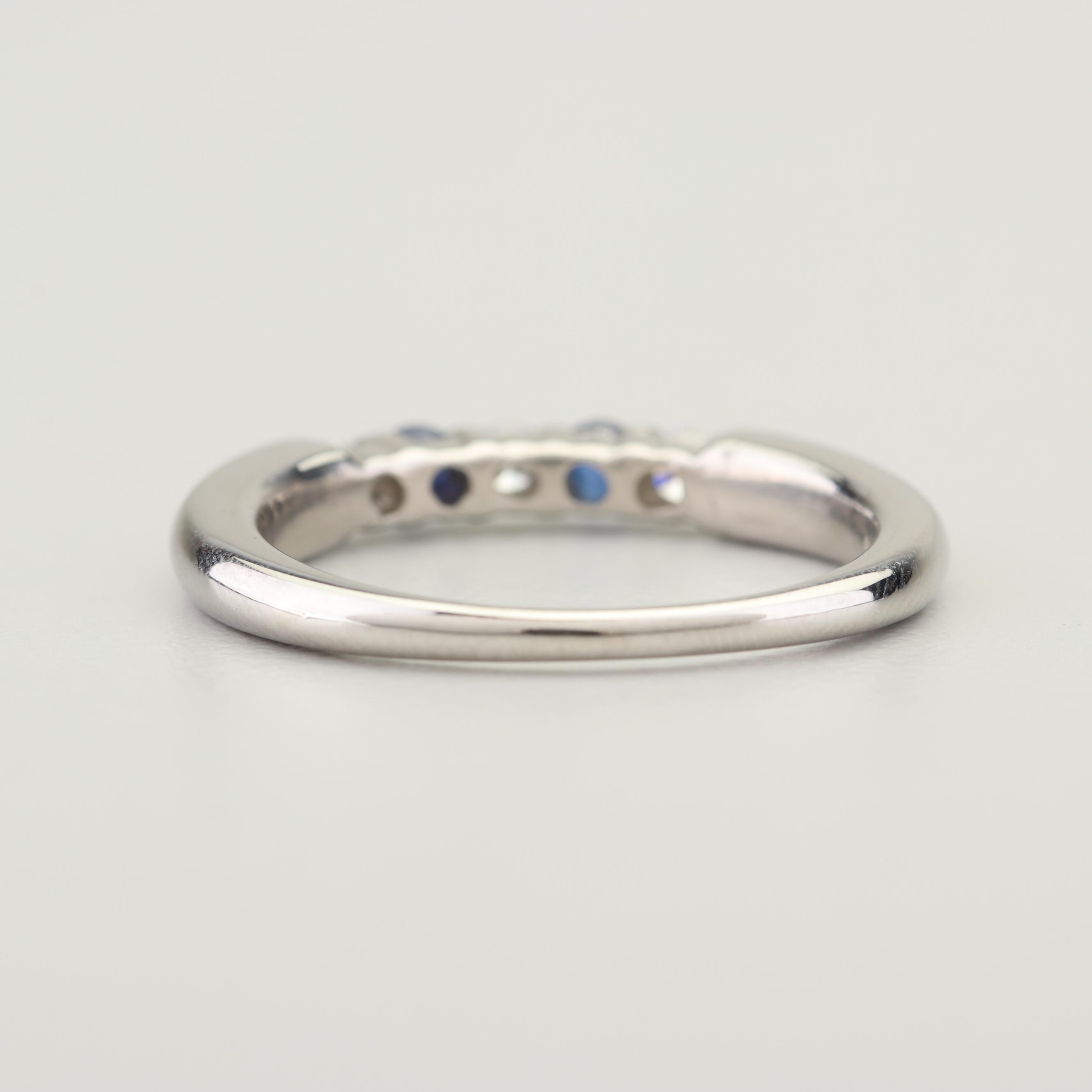 ZEI Platinum, Diamond, and Sapphire Band