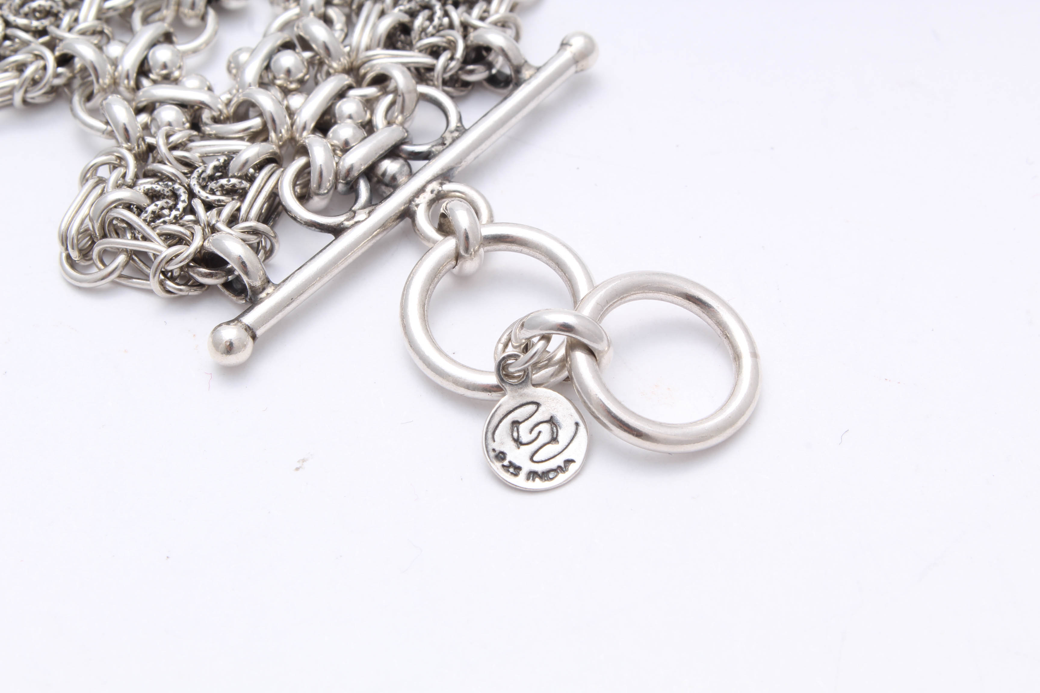 Sterling Silver Fancy Link Bracelet
