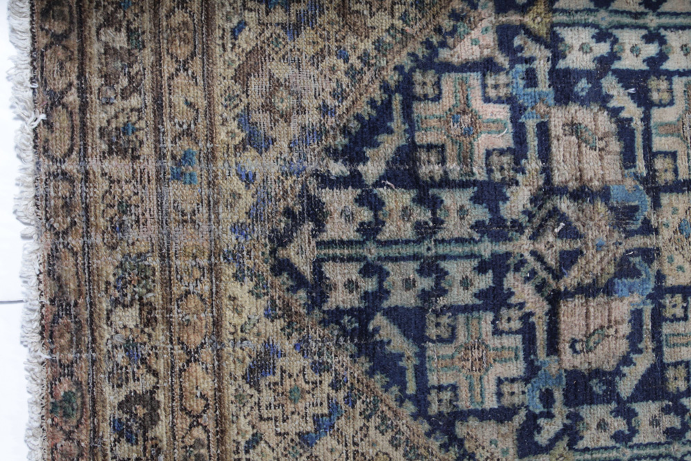 3'2 x 13'2 Hand-Knotted Persian Malayer Runner, circa 1920