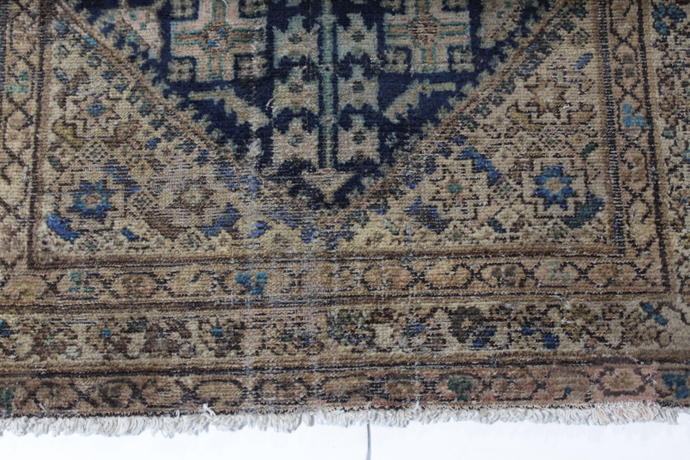 3'2 x 13'2 Hand-Knotted Persian Malayer Runner, circa 1920