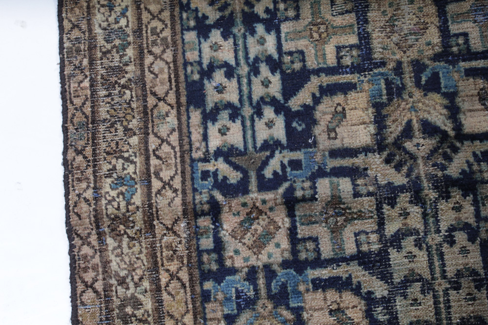 3'2 x 13'2 Hand-Knotted Persian Malayer Runner, circa 1920