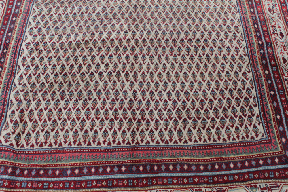 6'9 x 9'10 Hand-Knotted Persian Mir Seraband Rug, circa 1970