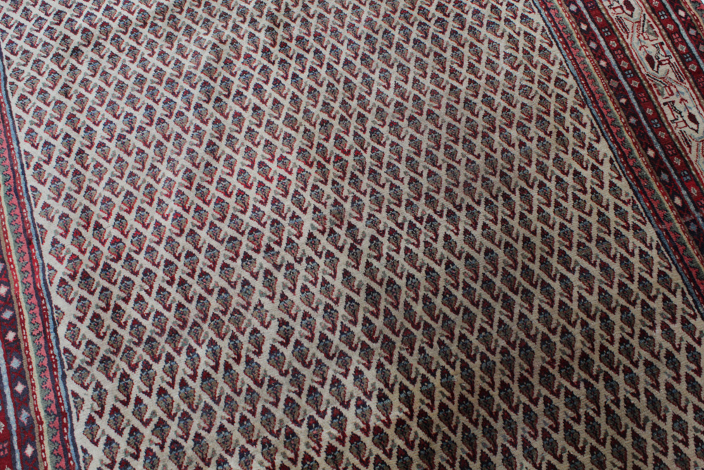 6'9 x 9'10 Hand-Knotted Persian Mir Seraband Rug, circa 1970