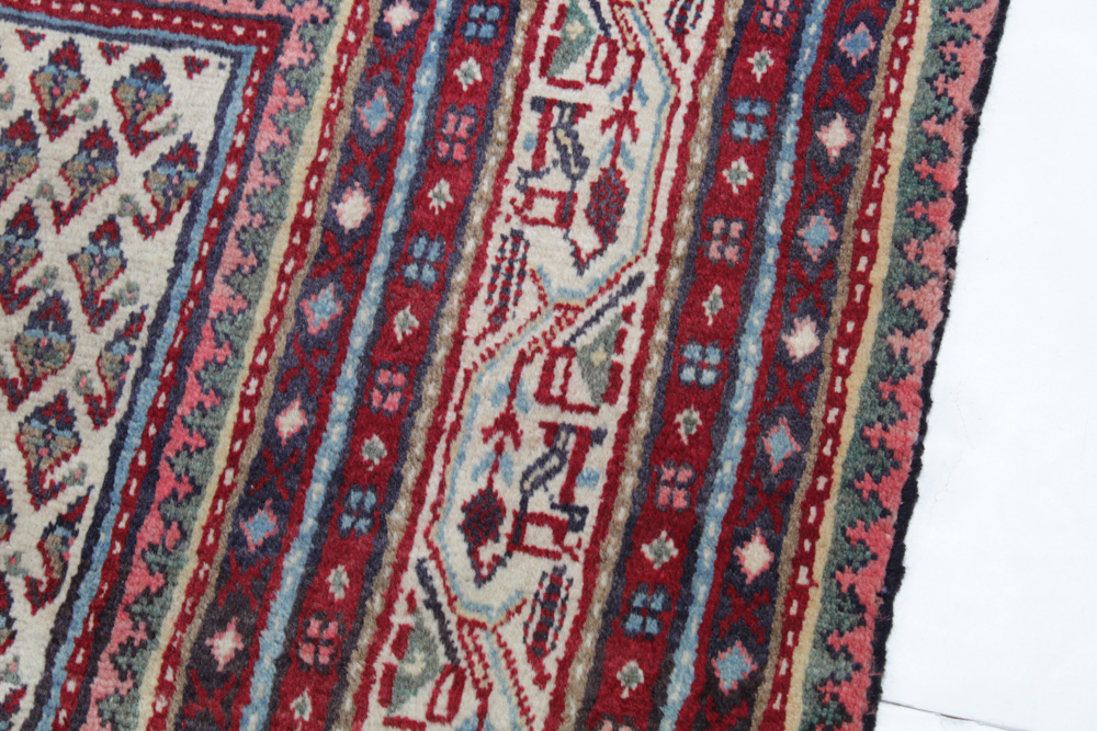 6'9 x 9'10 Hand-Knotted Persian Mir Seraband Rug, circa 1970