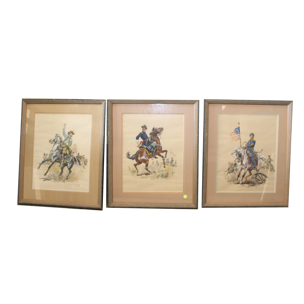 Three Paintings of Civil War Generals