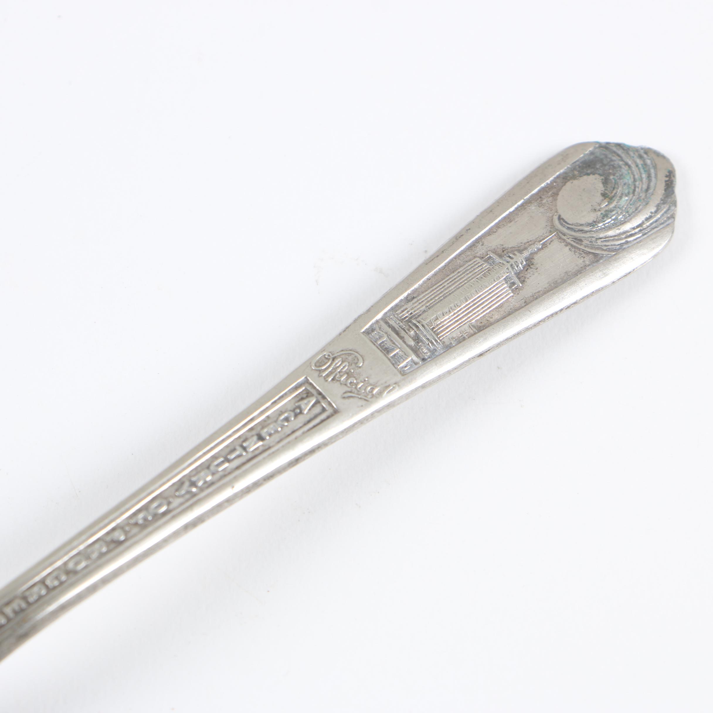 Chicago World's Fair Silver Plate Souvenir Spoons, 1933