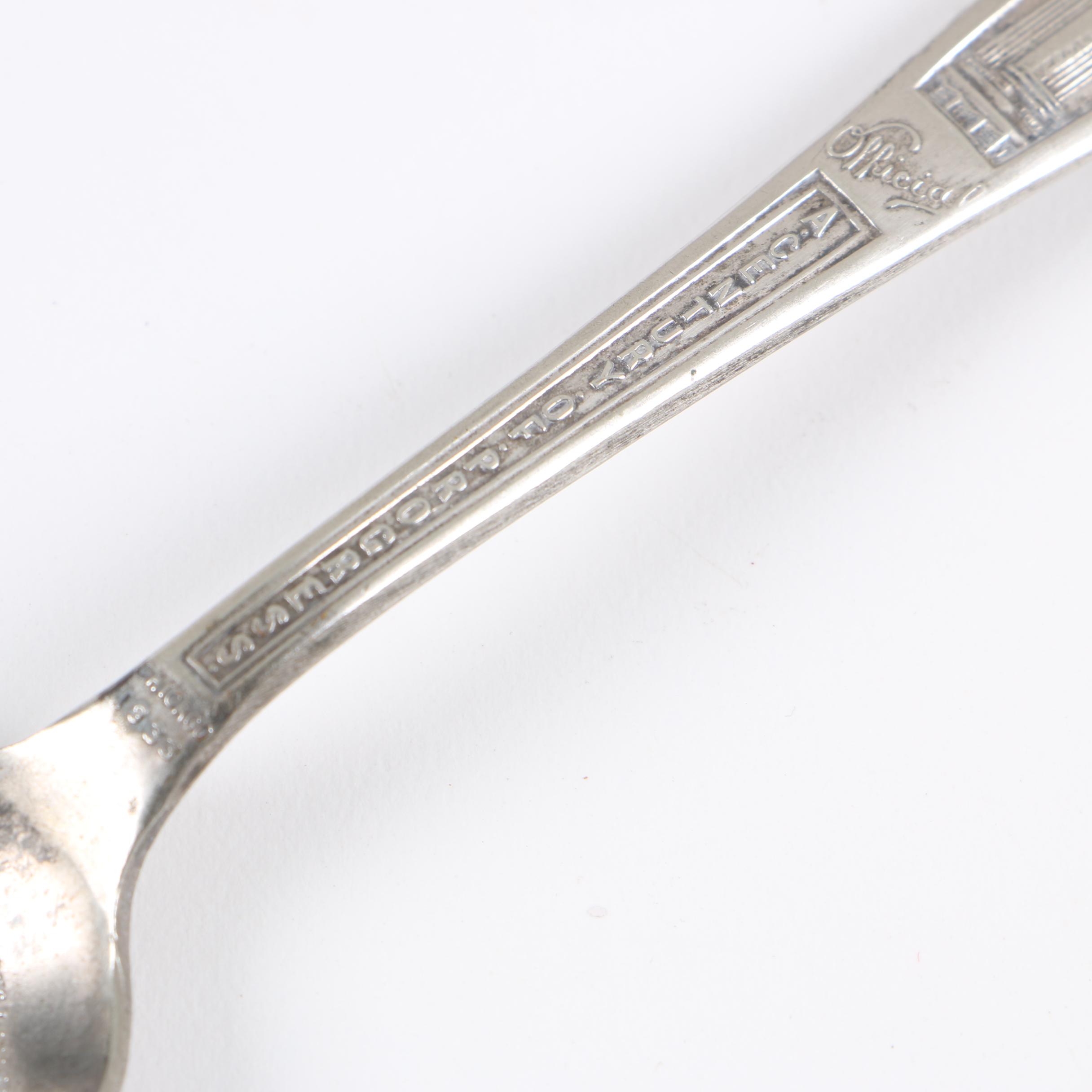 Chicago World's Fair Silver Plate Souvenir Spoons, 1933