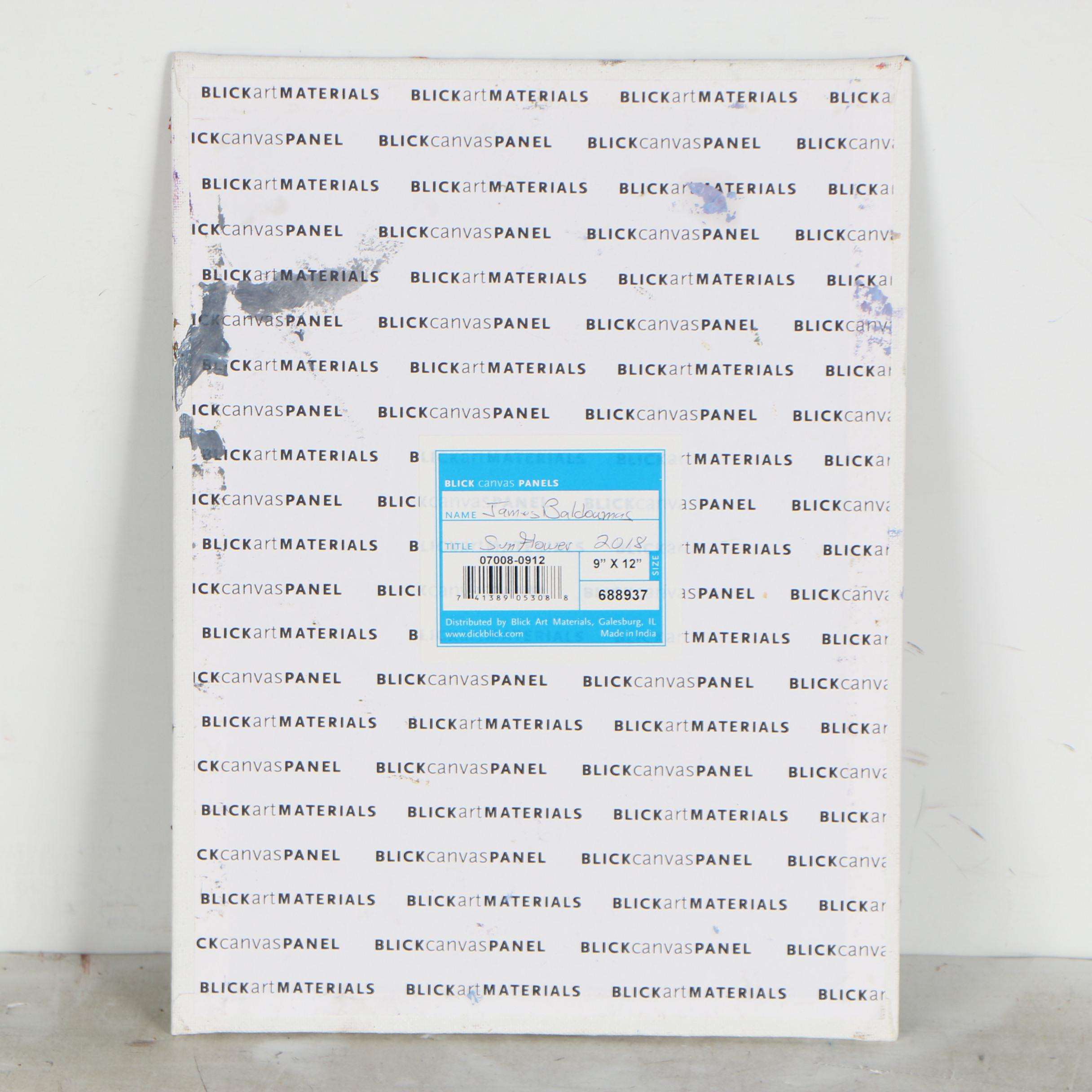 James Baldoumas Oil Painting "Sunflower"