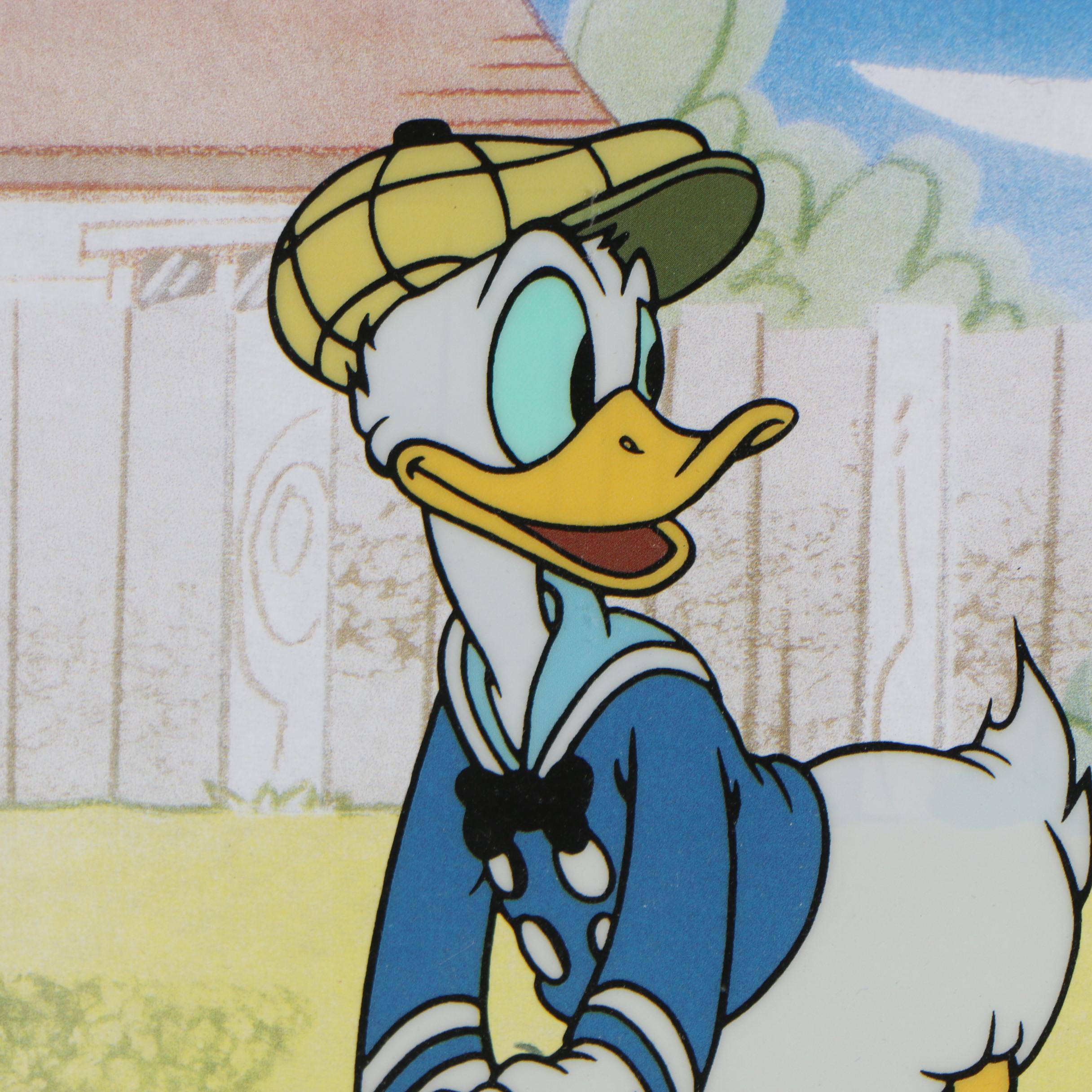 Offset Lithograph Reproduction Sericel "Donald's Golf Game"