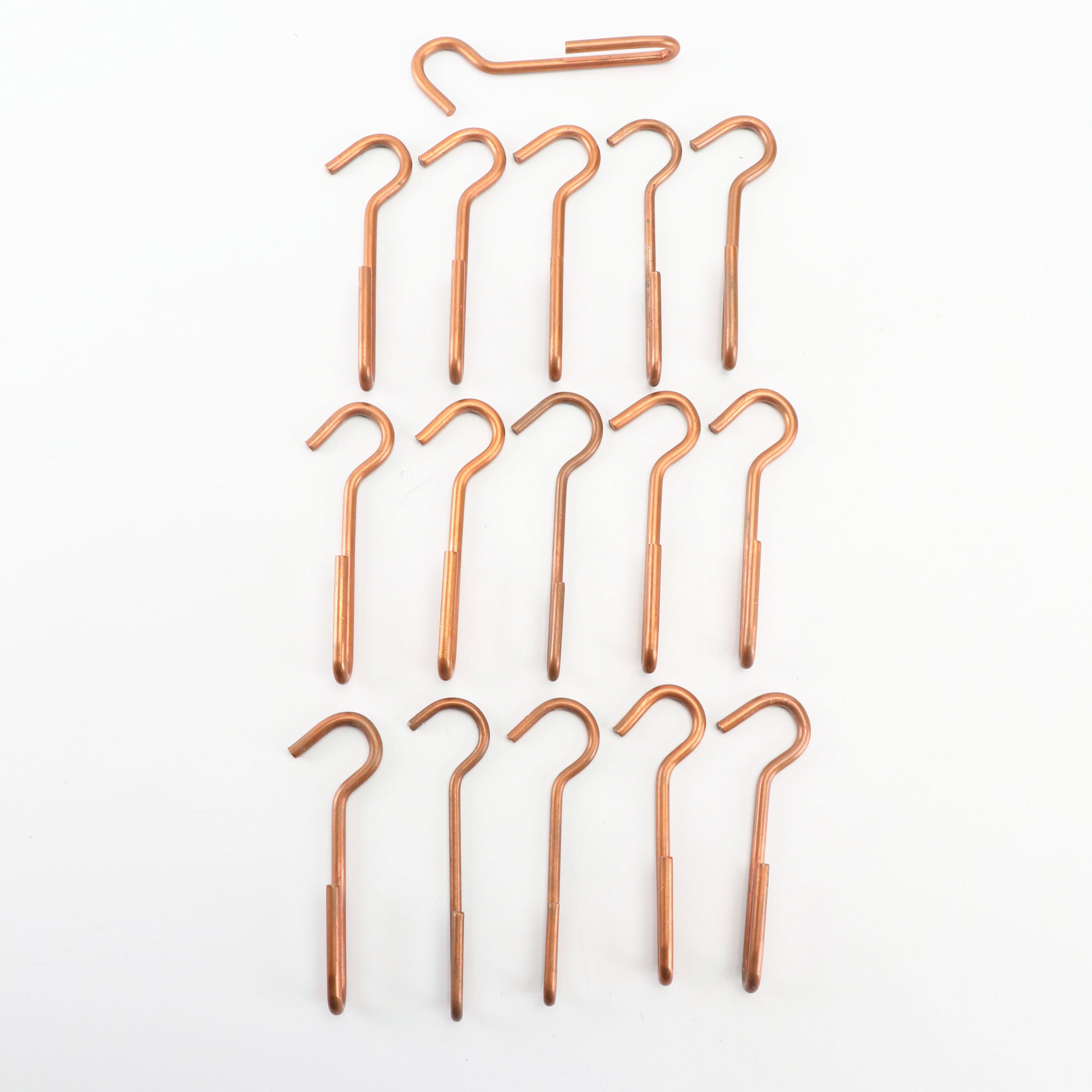 Copper-Toned Pot Rack Hooks