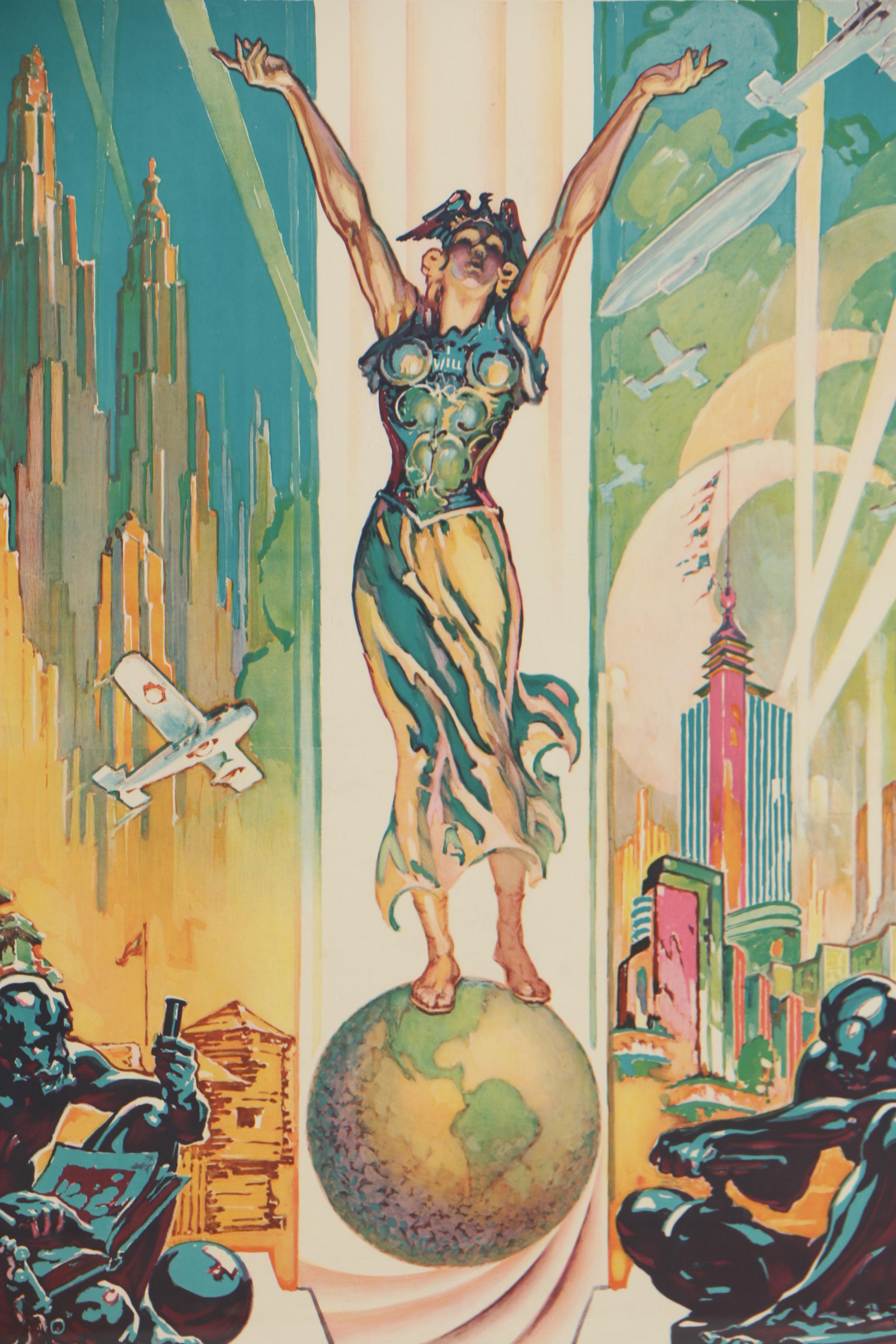 Chicago World's Fair Poster by Glenn C. Sheffer "A Century of Progress", 1933